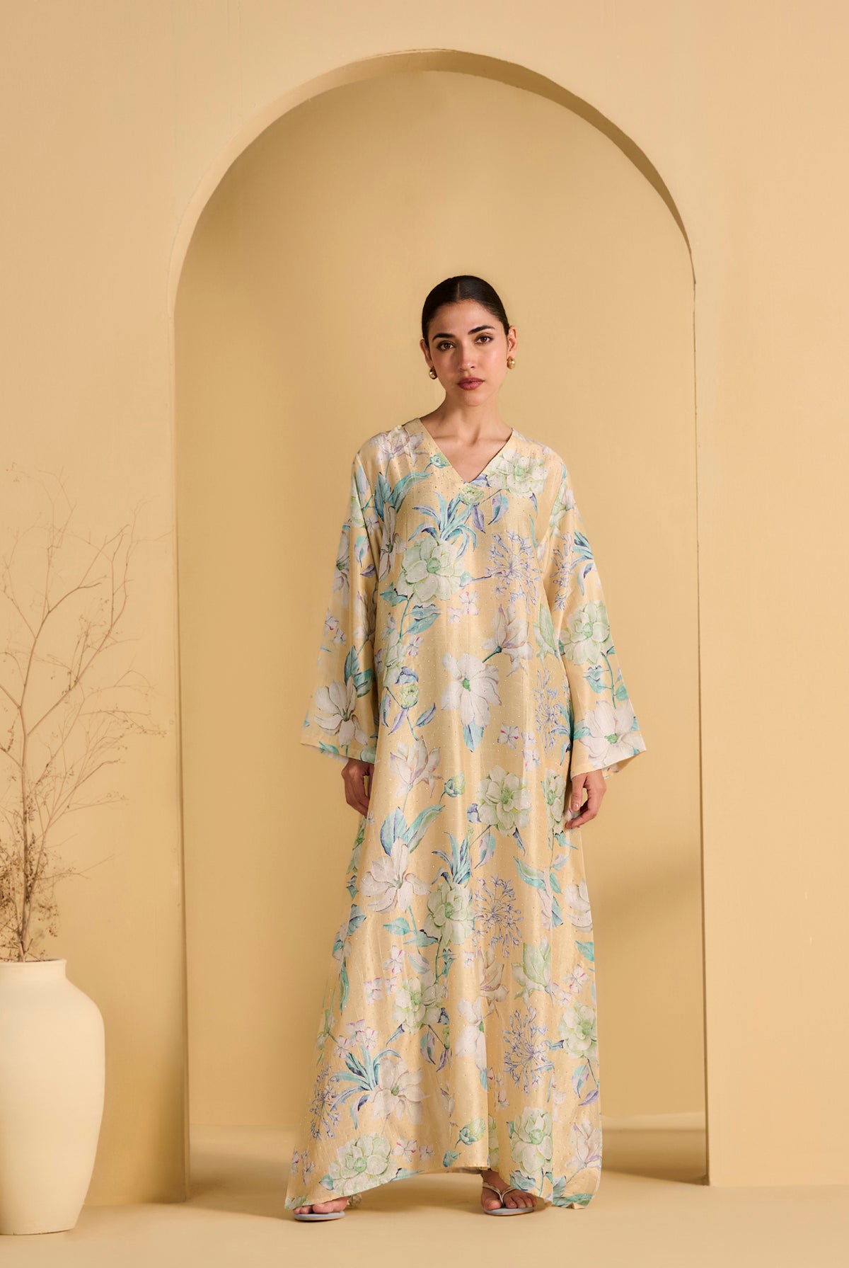YELLOW SANA JALABIYA product image 1