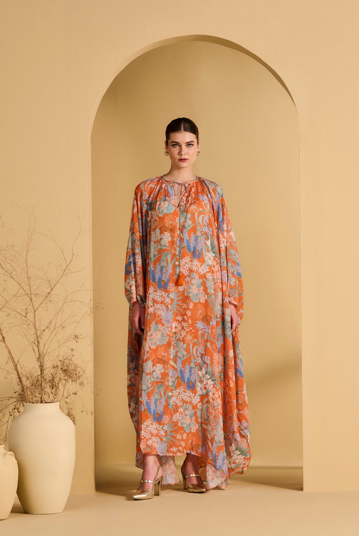 ORANGE RWAA KAFTAN product image 1