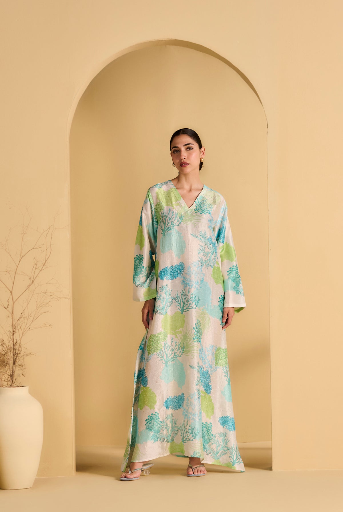 WHITE SANA JALABIYA product image 1