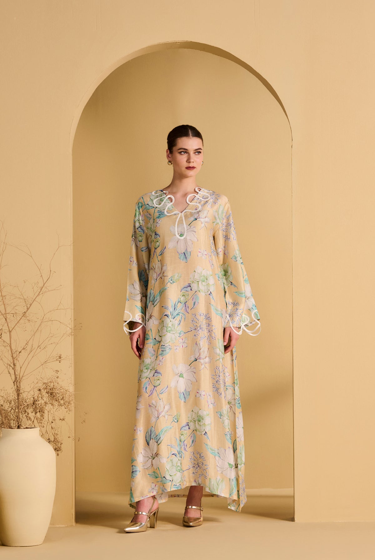 YELLOW BARQ JALABIYA product image 1