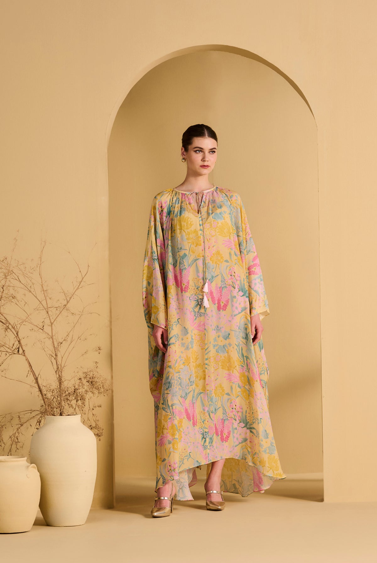 YELLOW RWAA KAFTAN product image 2