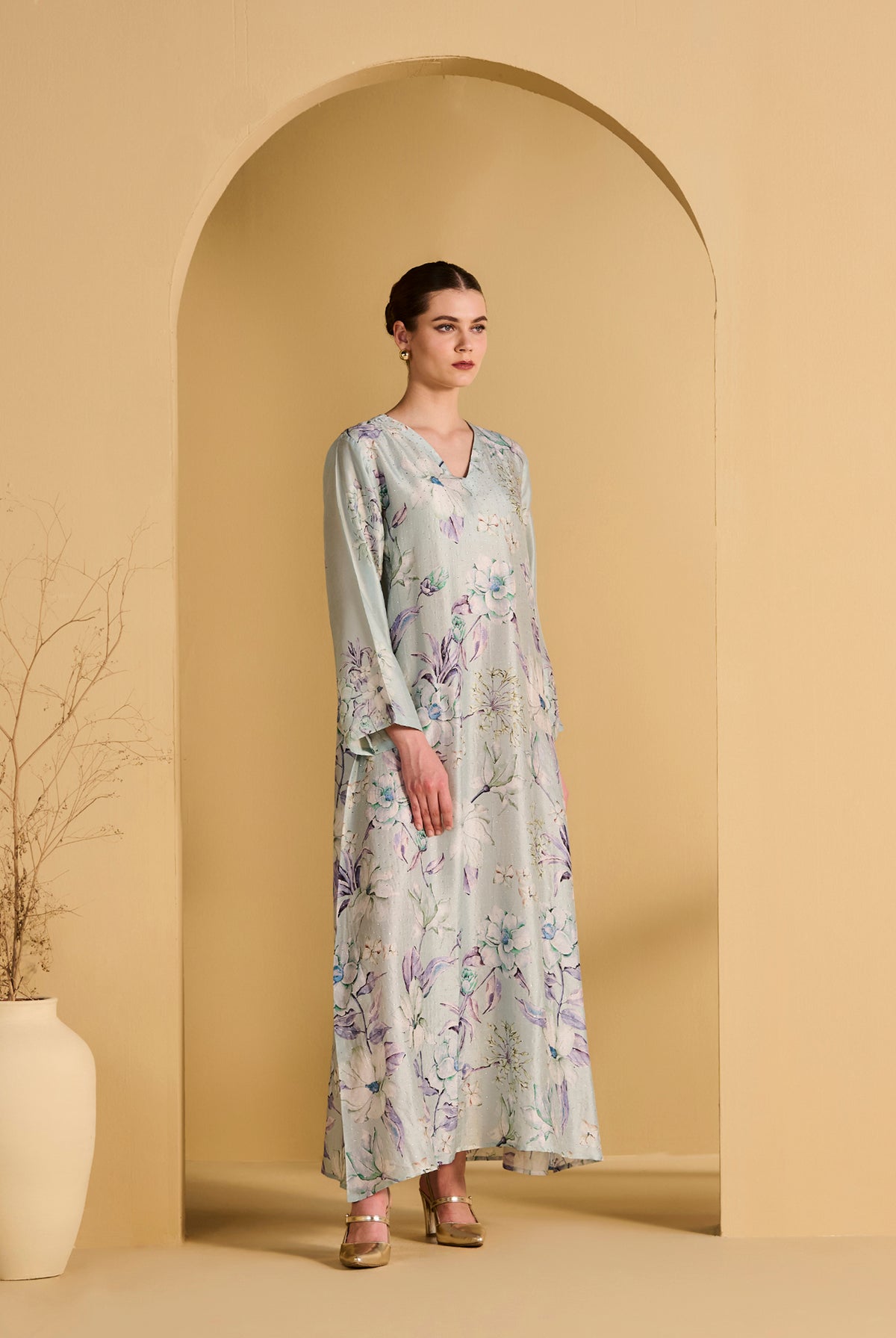 GREY SANA JALABIYA product image 2