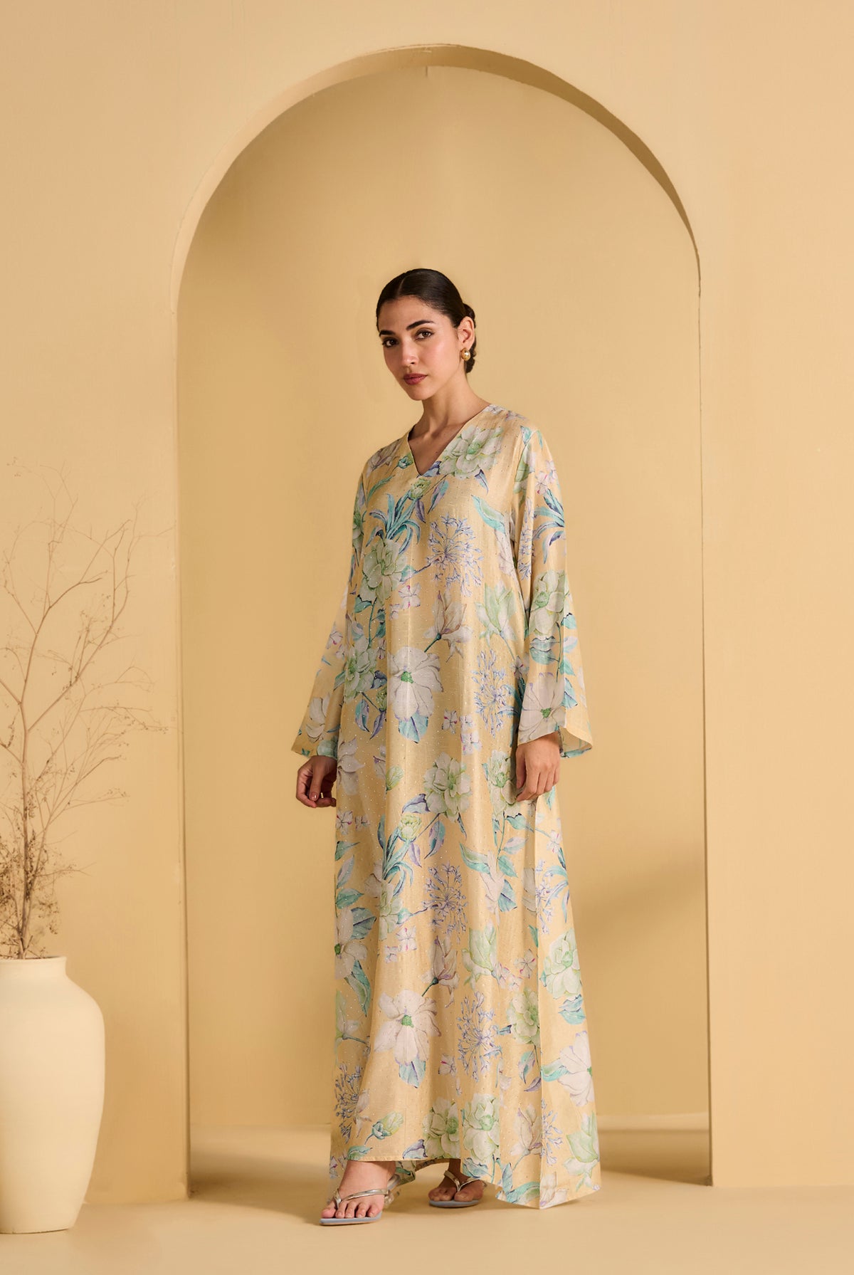 YELLOW SANA JALABIYA product image 2