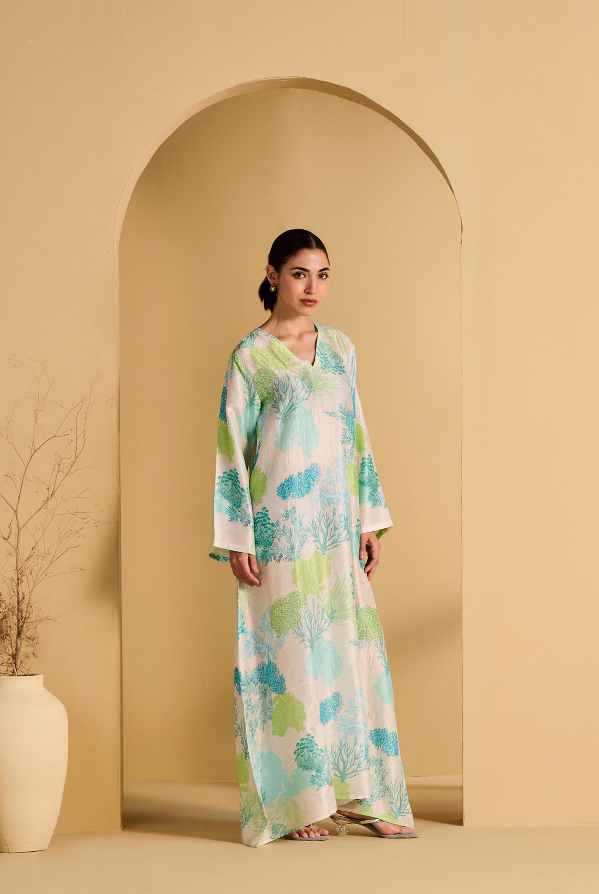 WHITE SANA JALABIYA product image 2
