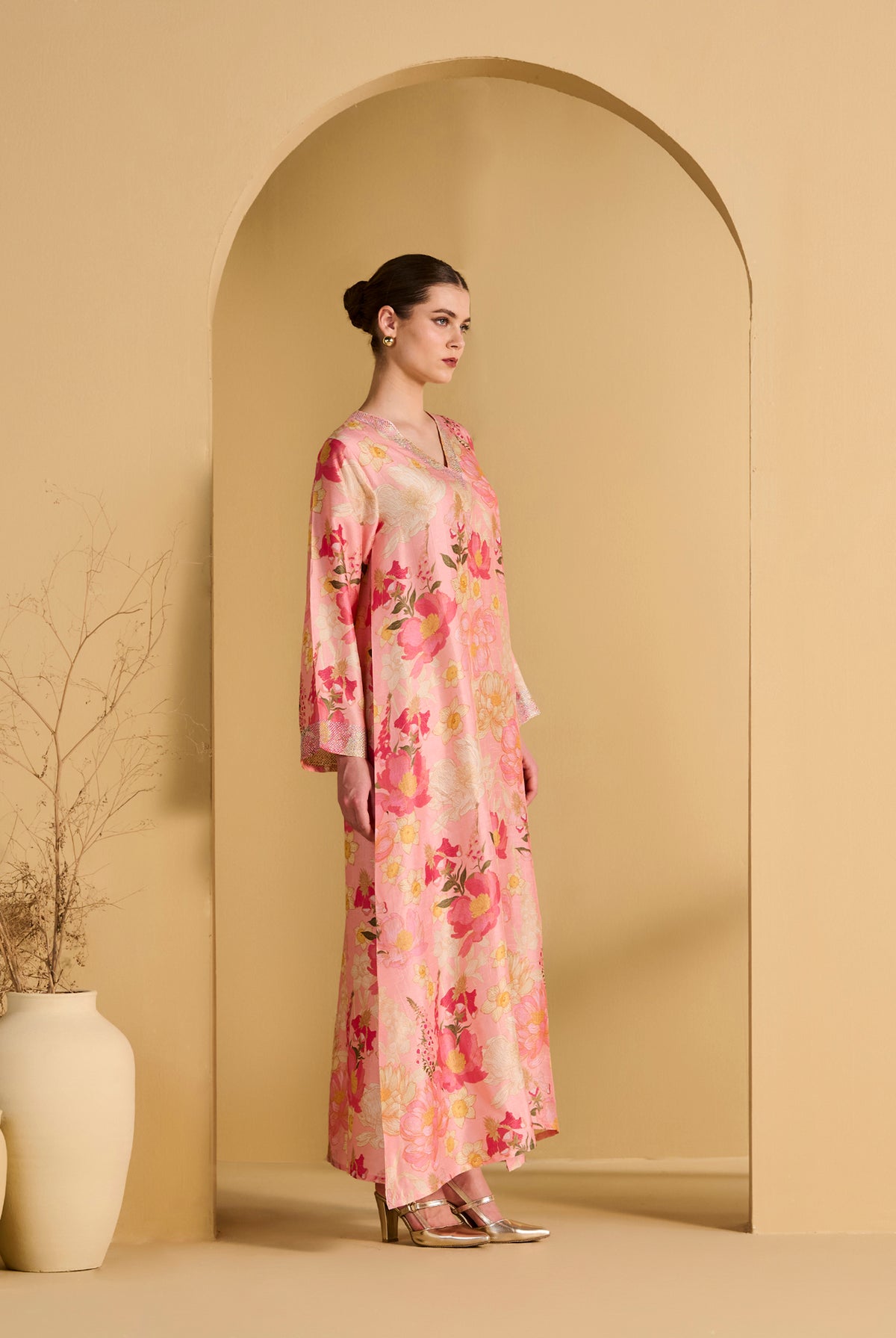 PEACH ISHRAQ JALABIYA product image 2