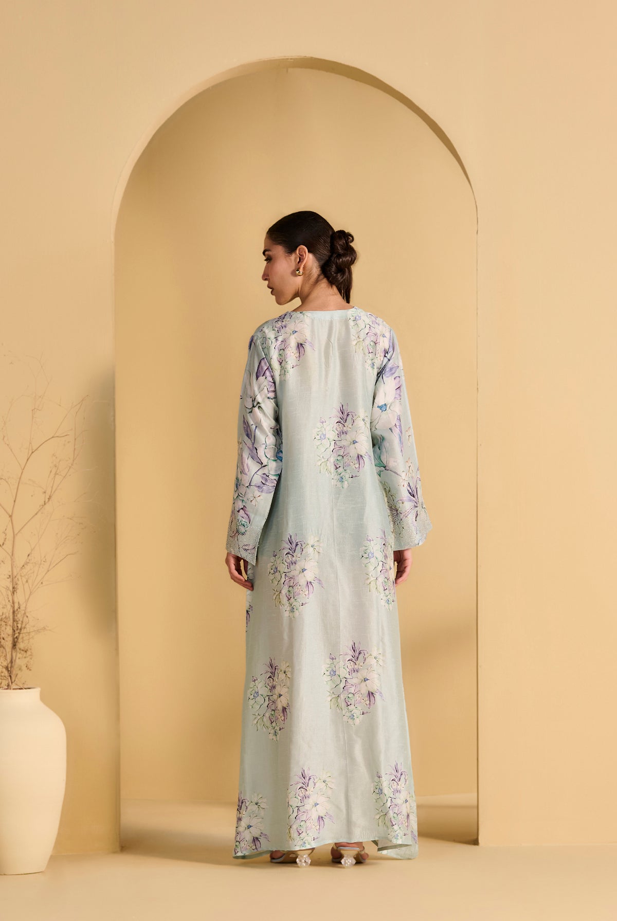 GREY ISHRAQ JALABIYA product image 3