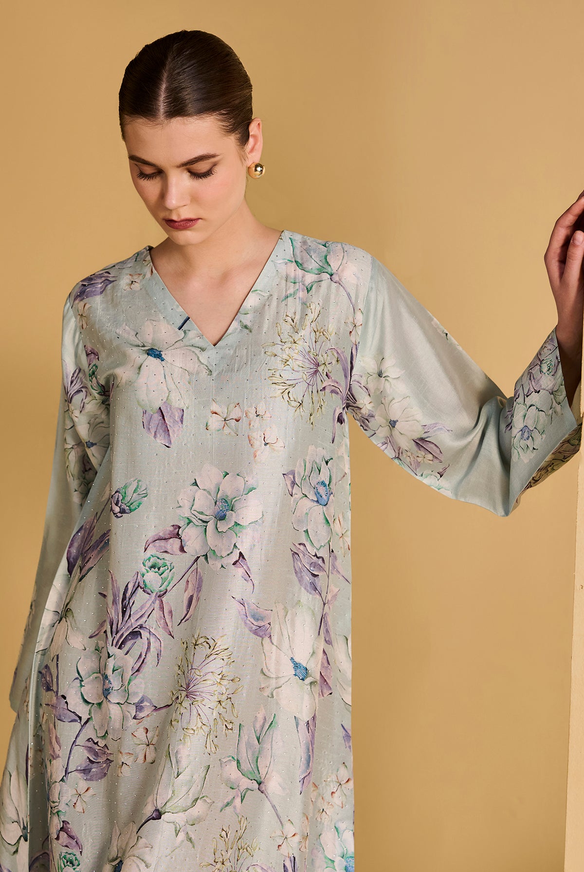GREY SANA JALABIYA product image 4