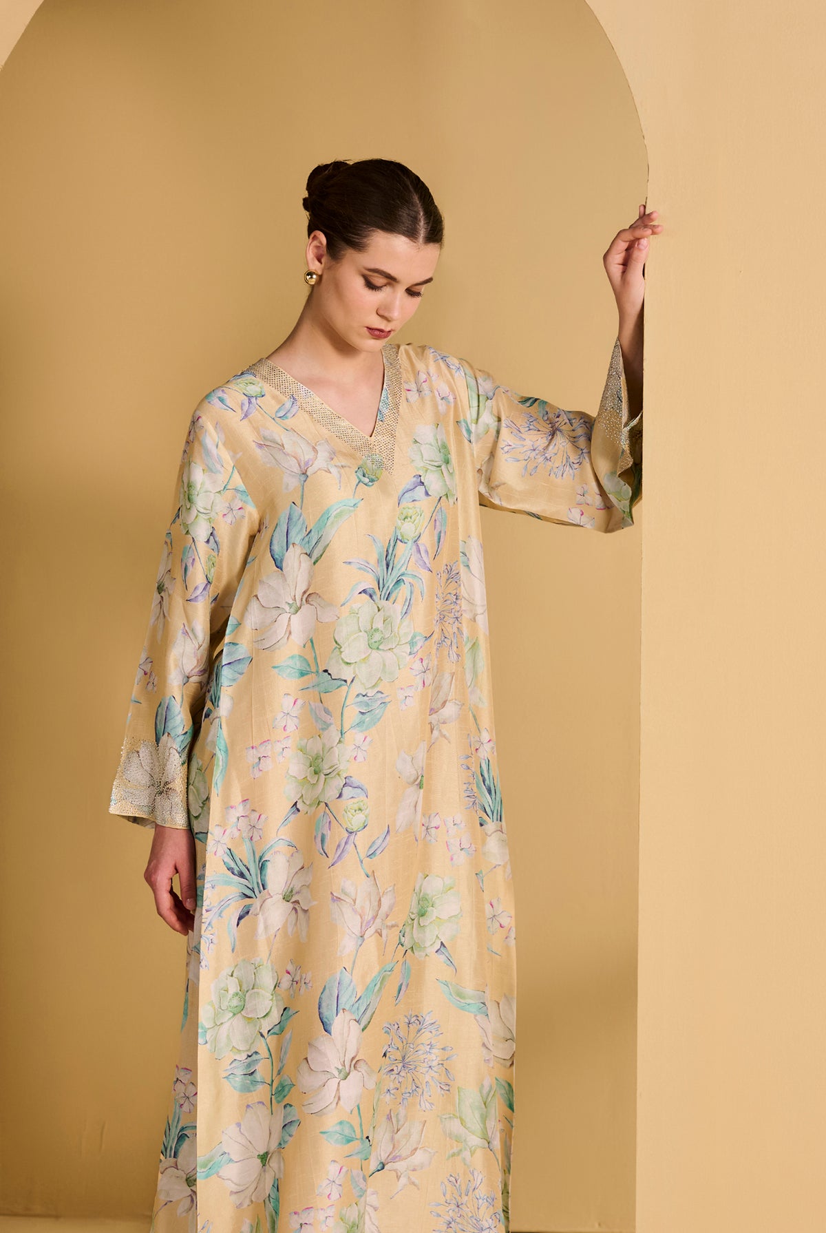 YELLOW ISHRAQ JALABIYA product image 4
