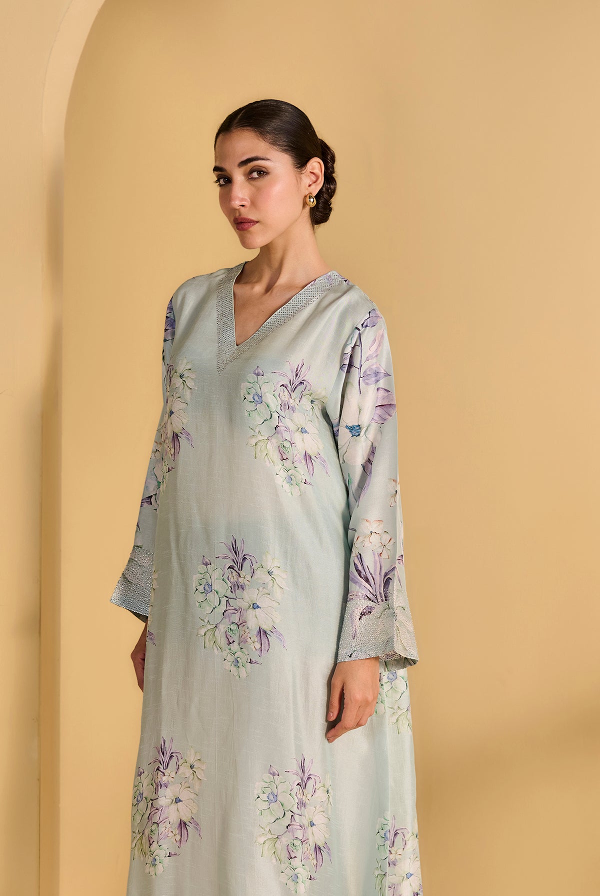 GREY ISHRAQ JALABIYA product image 4