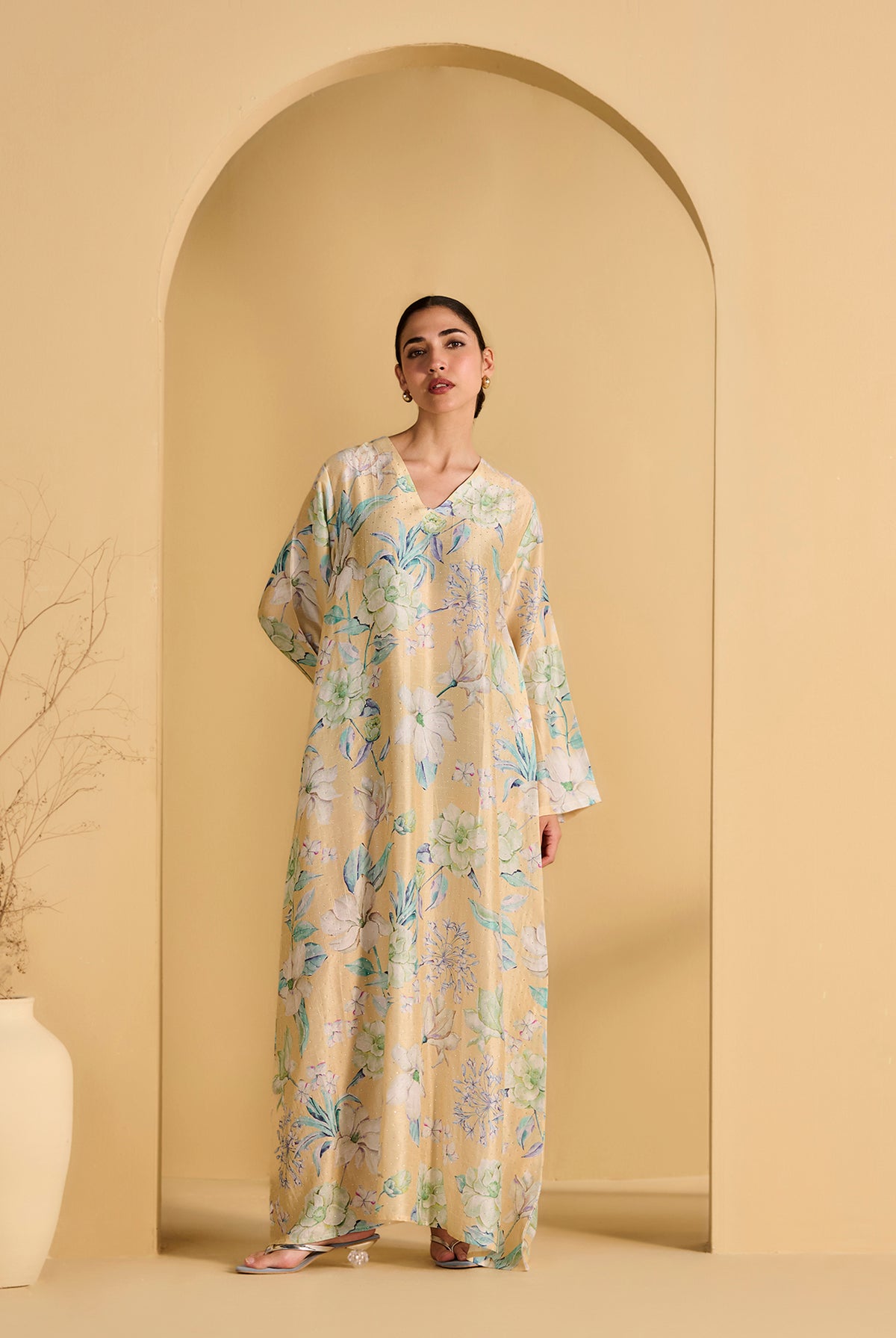 YELLOW SANA JALABIYA product image 5