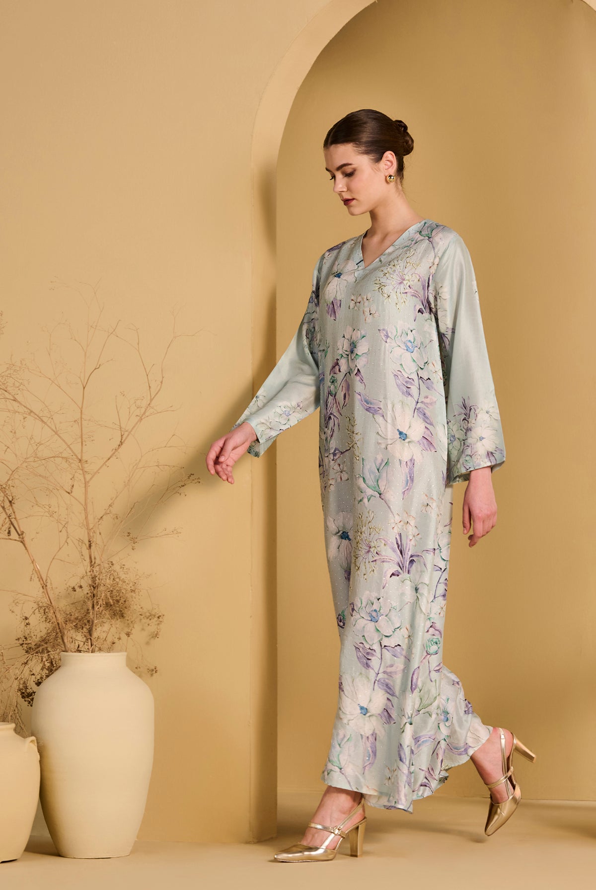 GREY SANA JALABIYA product image 5