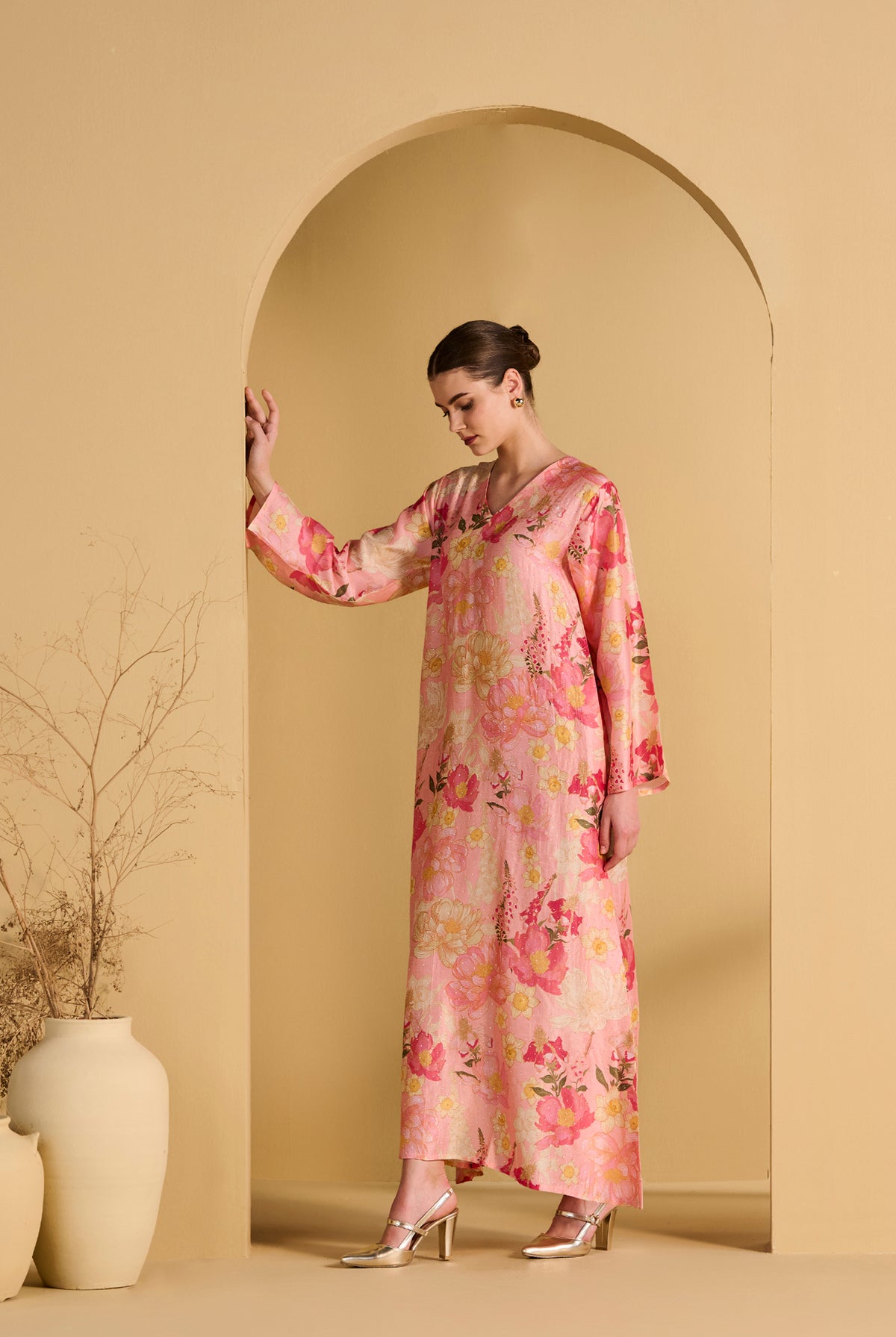 PEACH SANA JALABIYA product image 5