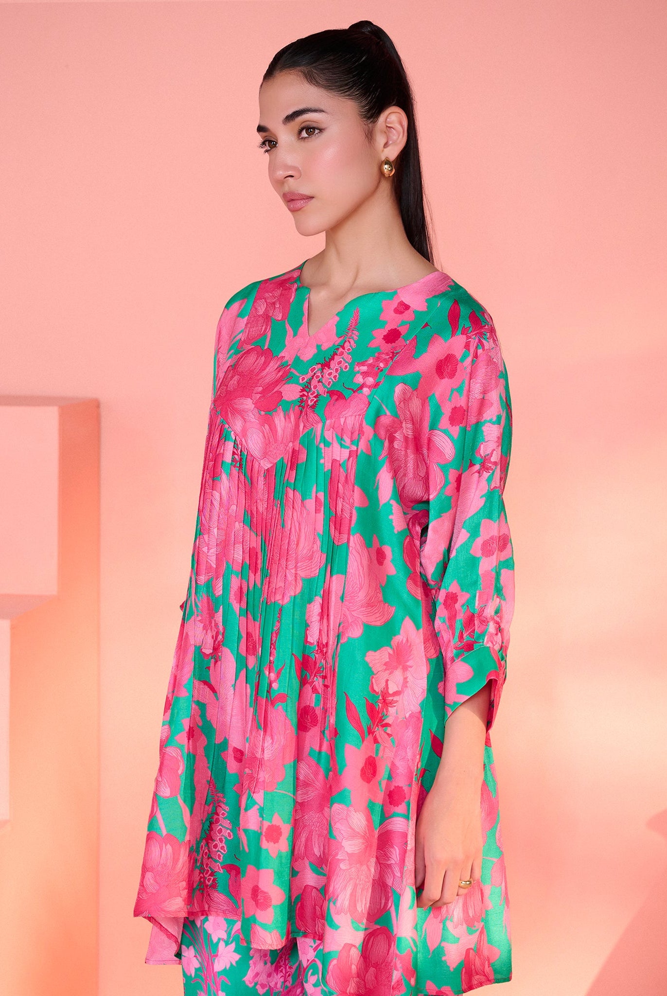 Green Kusum Co-Ord Set