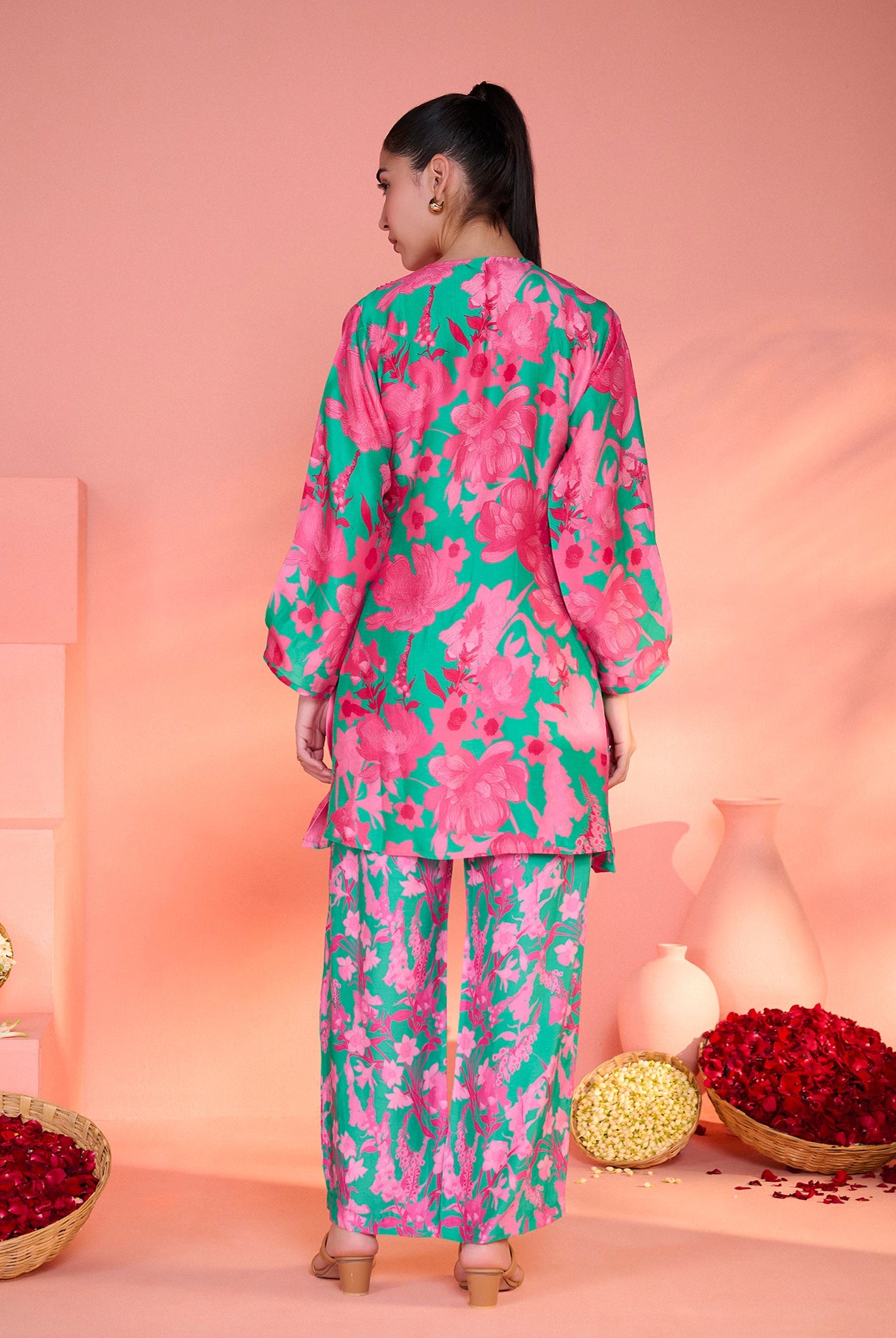 Green Vanika Co-Ord Set