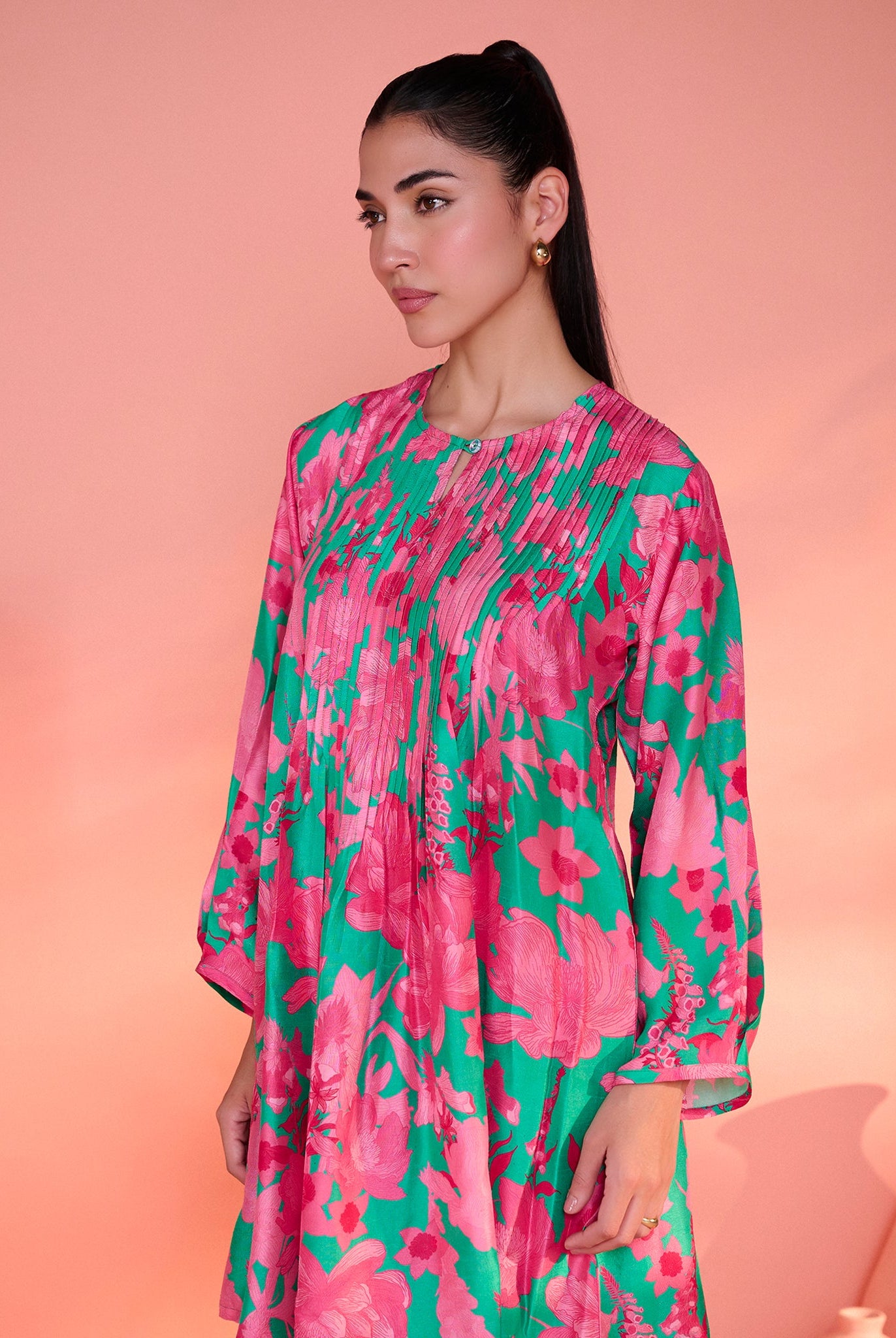 Green Vanika Co-Ord Set
