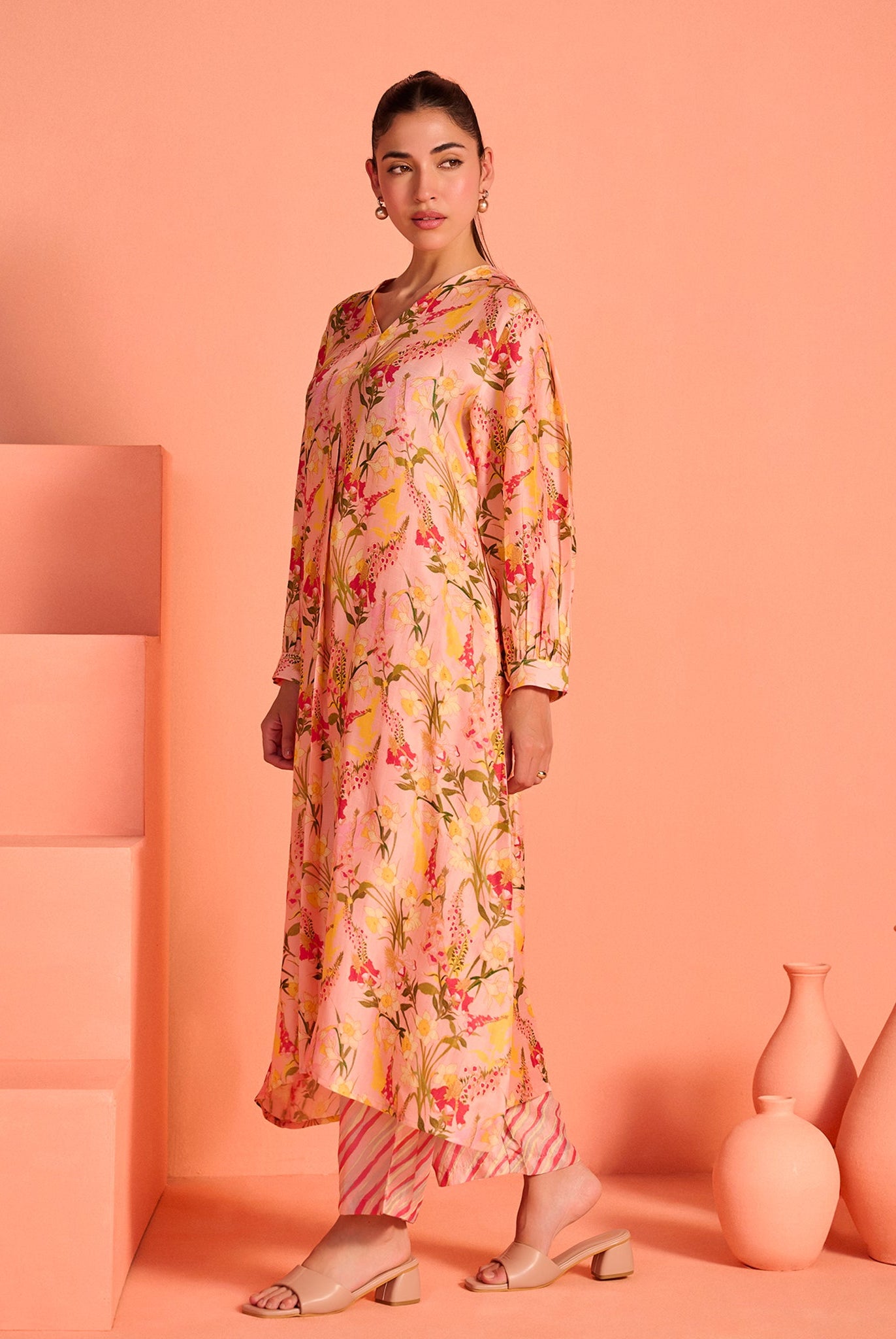 Yellow Mrinal Co-Ord Set