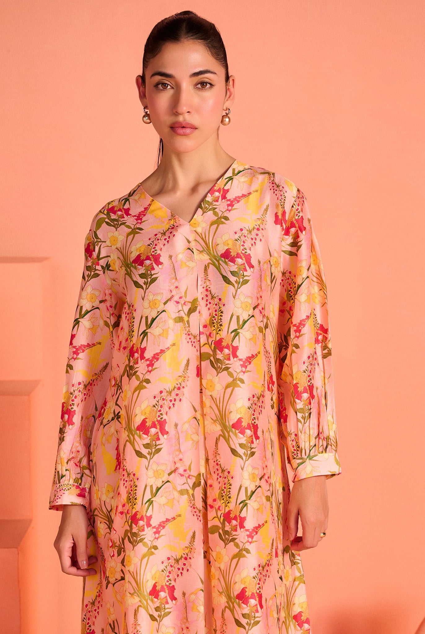 Yellow Mrinal Co-Ord Set