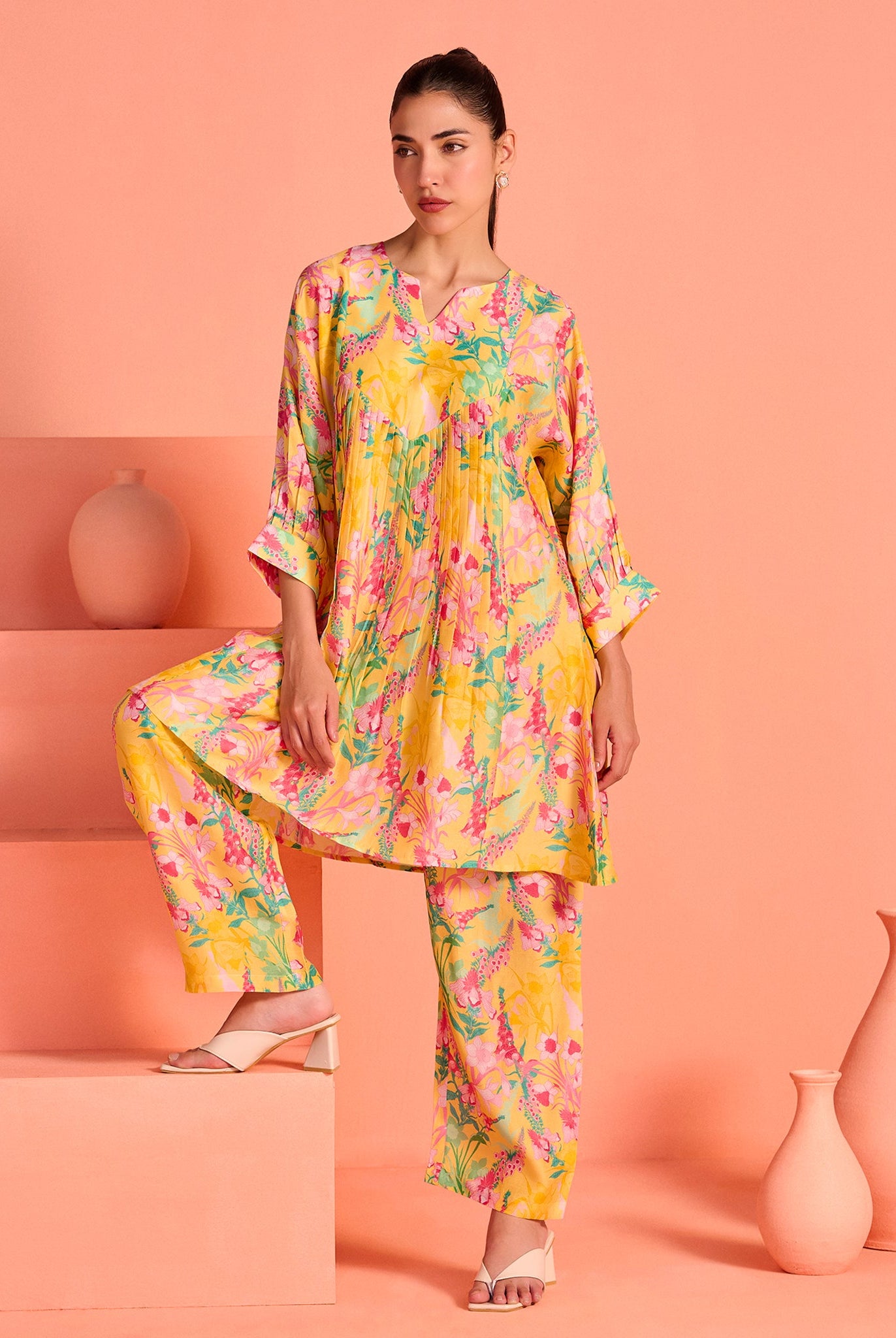 Yellow Kusum Co-Ord Set