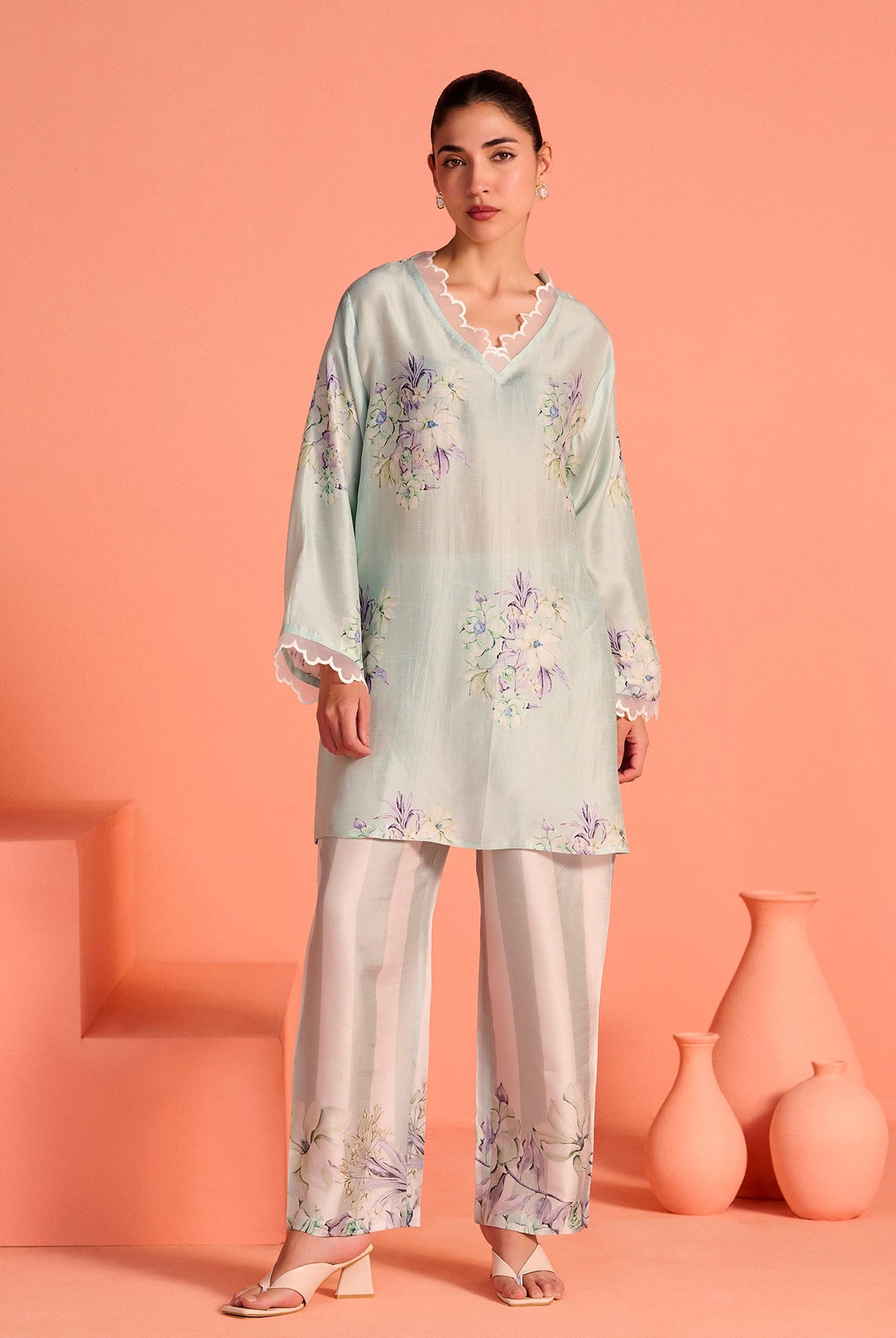Blue Meher Co-Ord Set