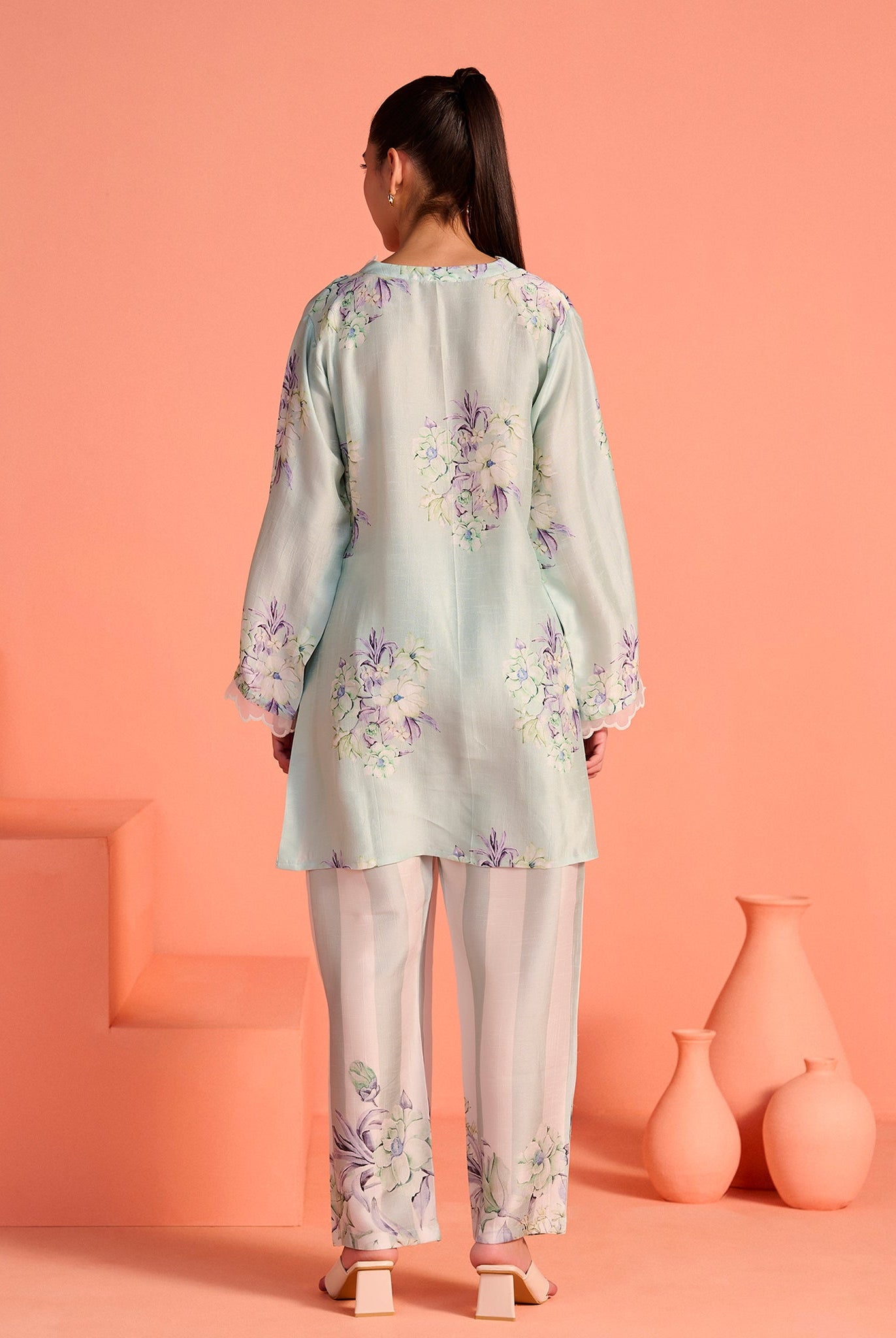 Blue Meher Co-Ord Set