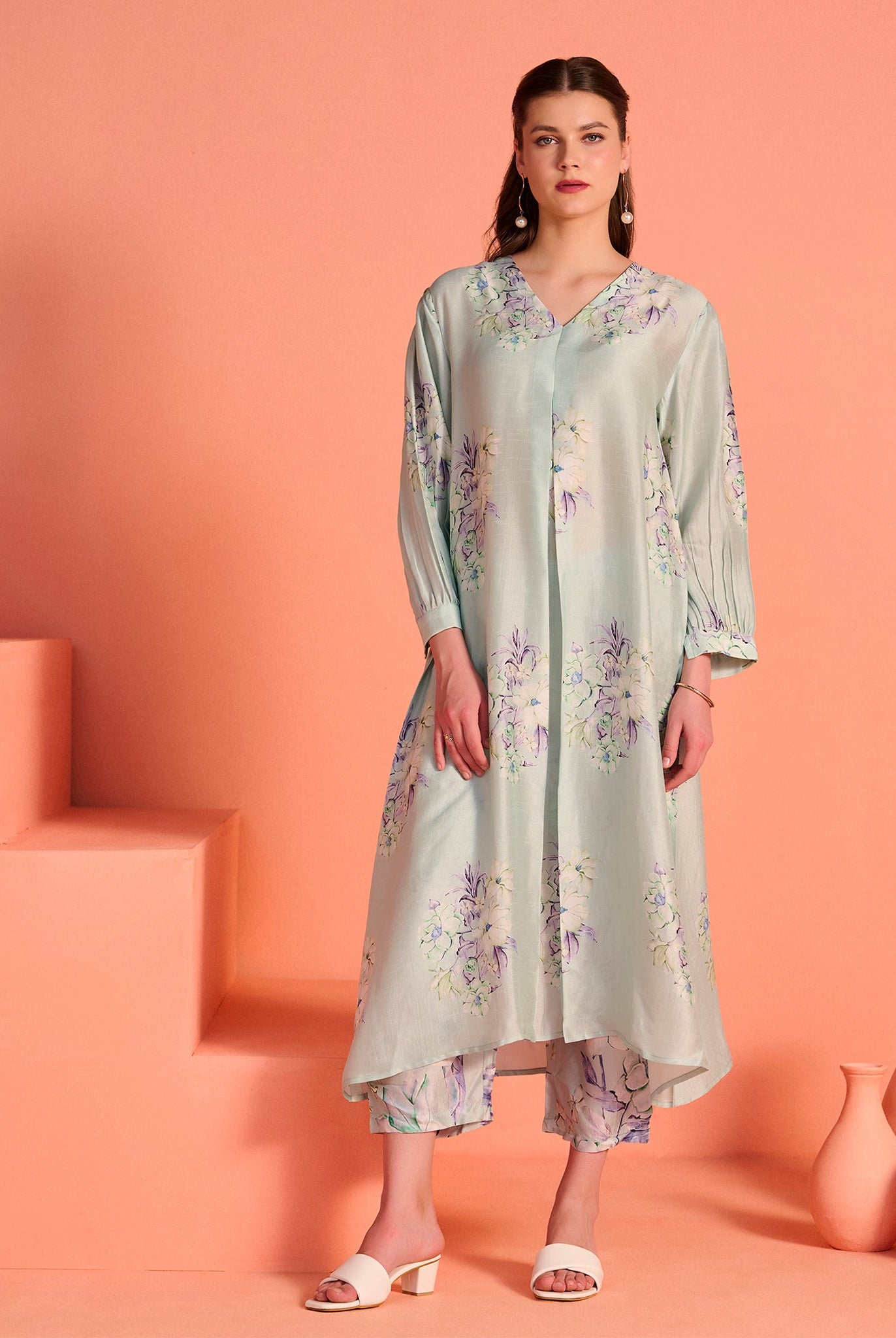 Blue Mrinal Co-Ord Set