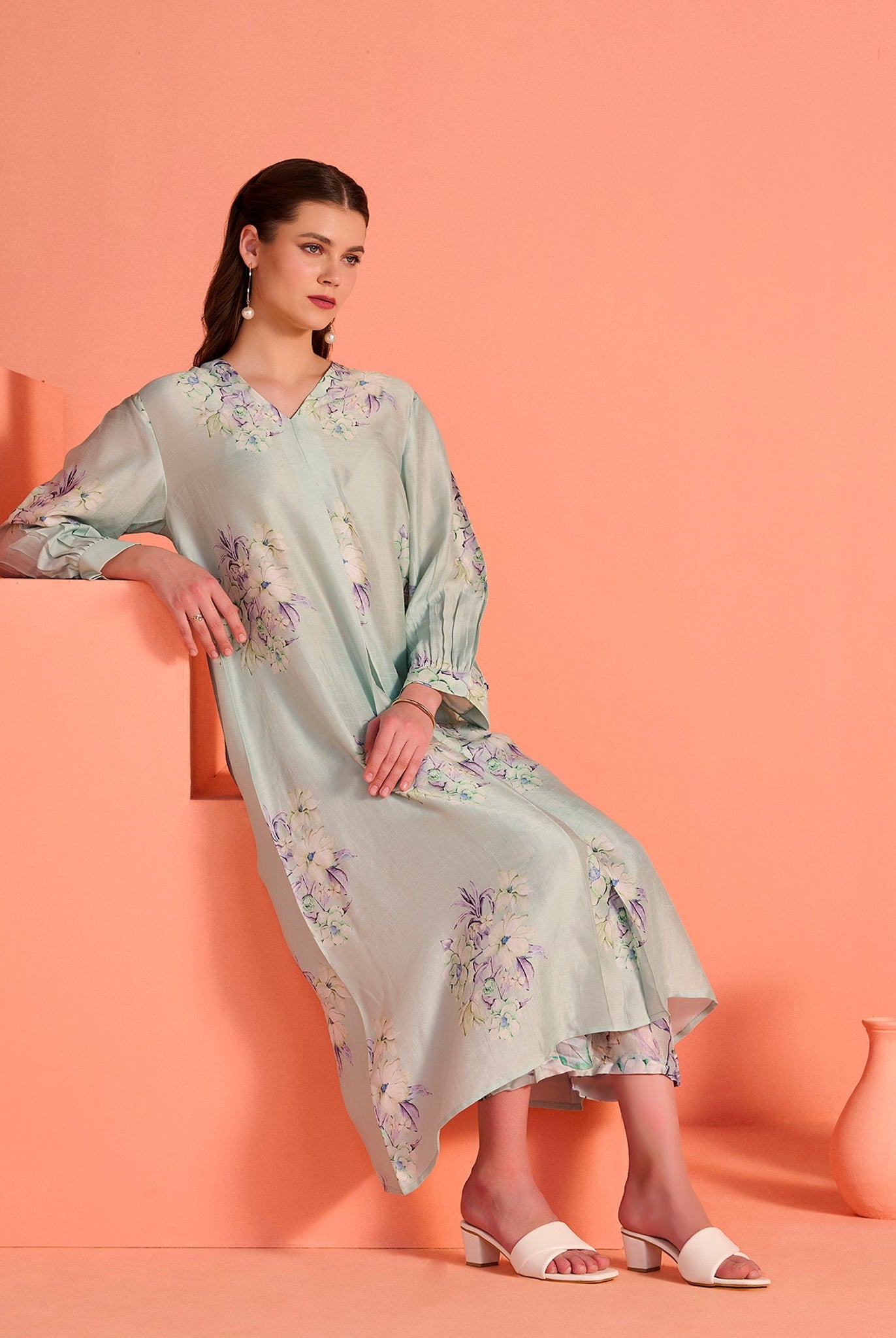 Blue Mrinal Co-Ord Set