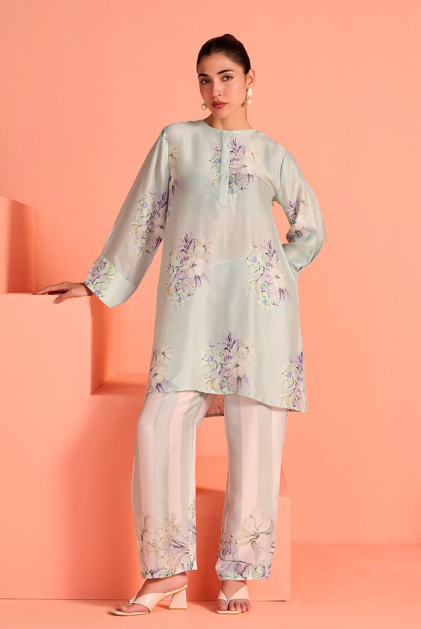 Blue Phool Co-Ord Set