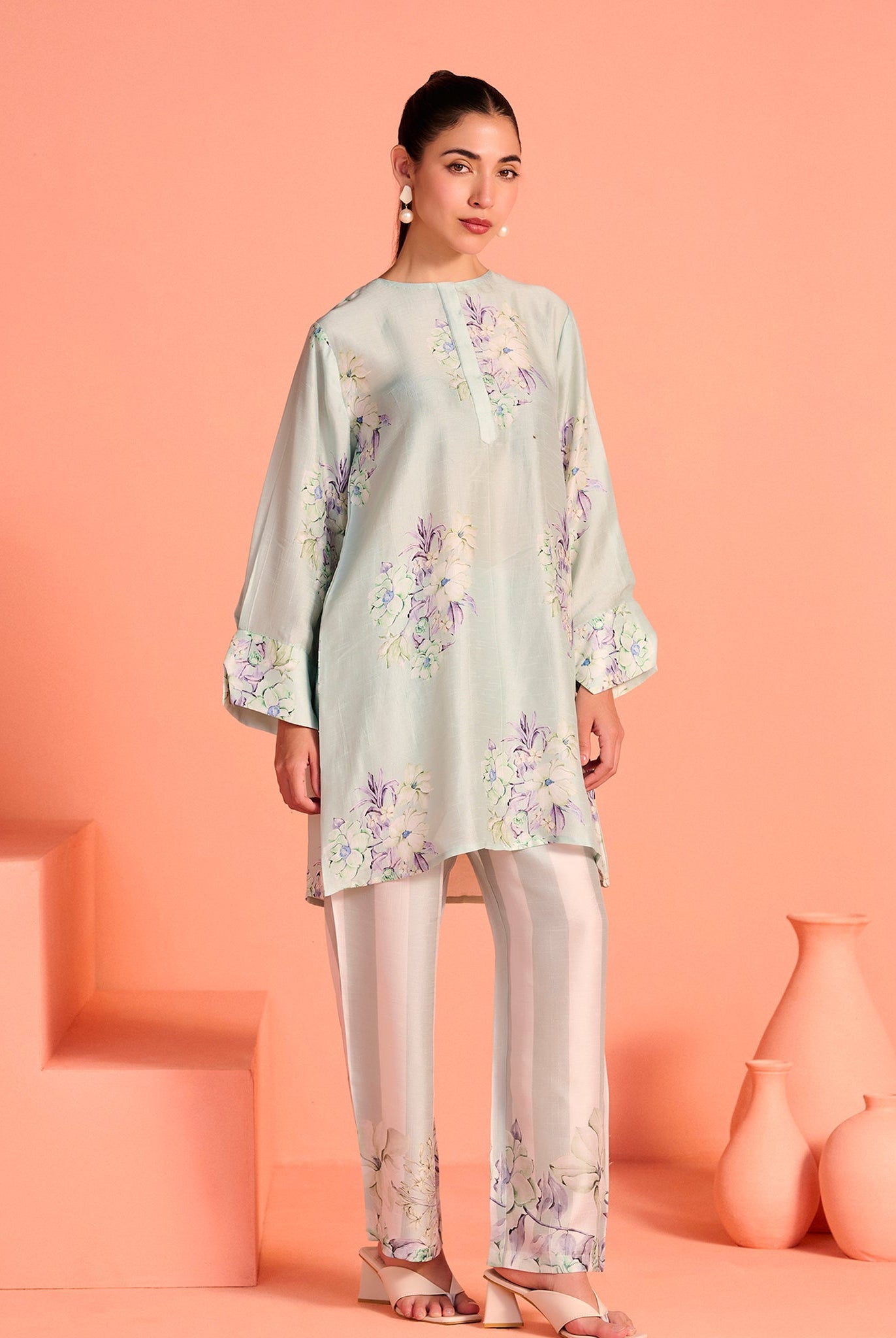 Blue Phool Co-Ord Set