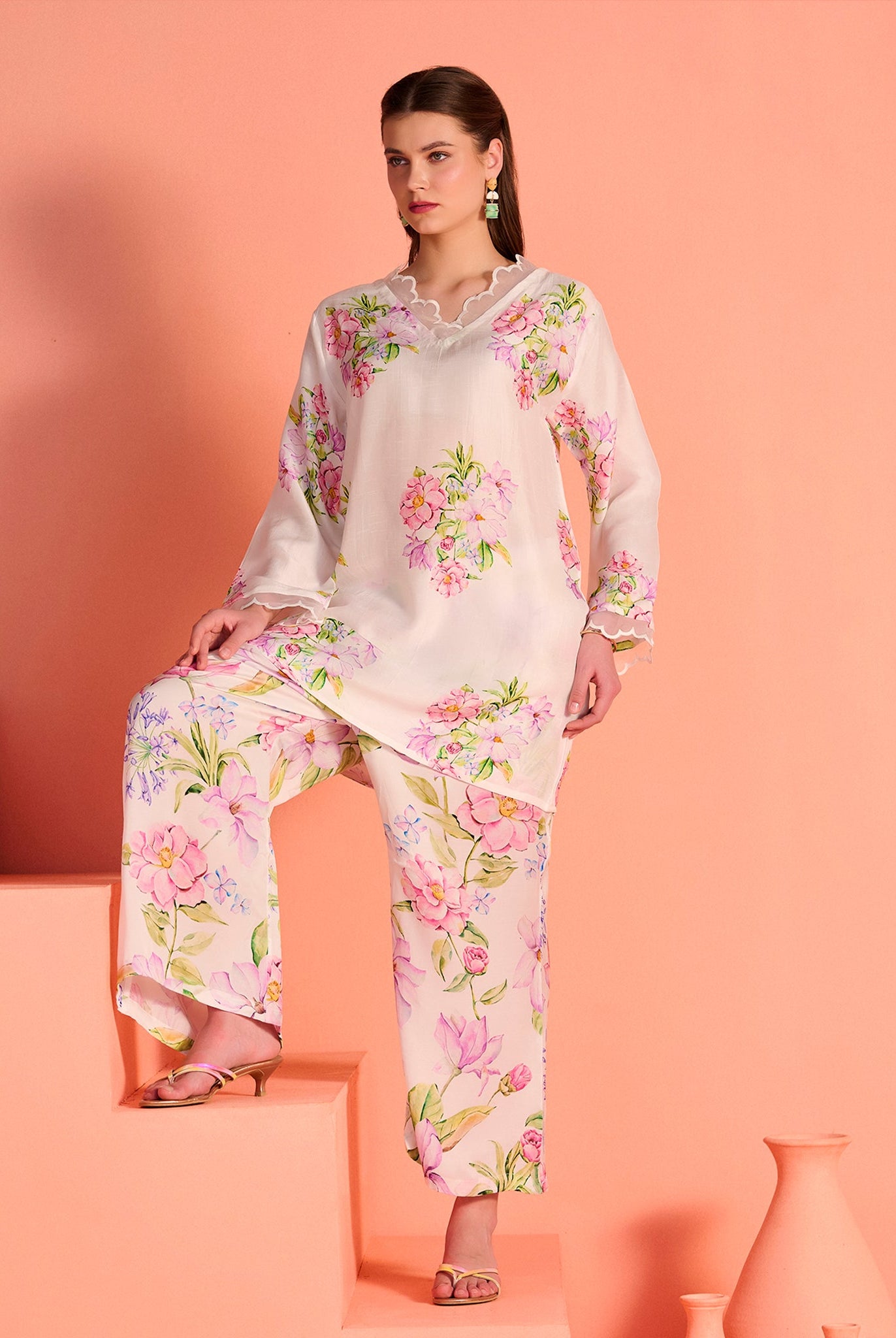 Blue Meher Co-Ord Set
