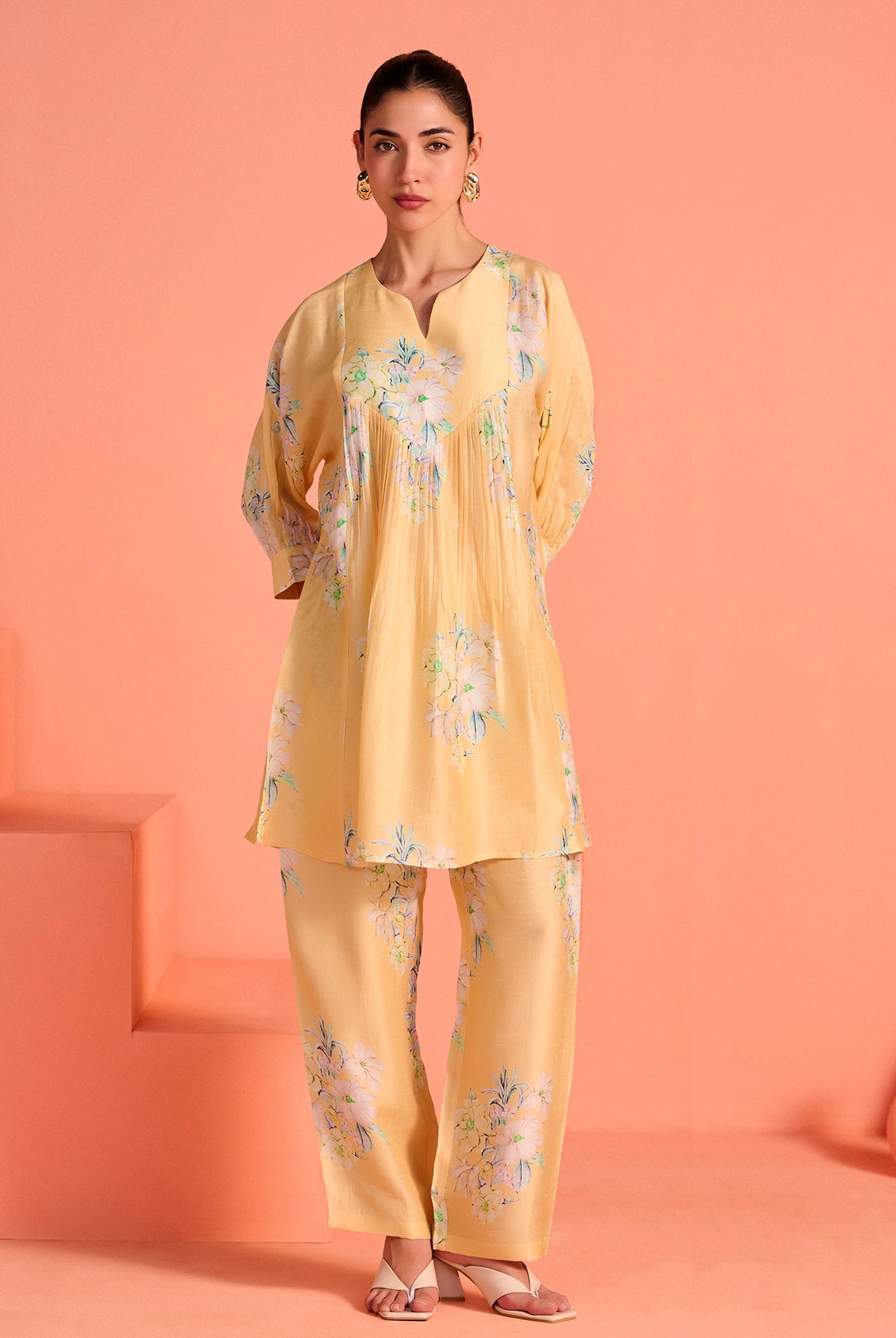 Yellow Kusum Co-Ord Set