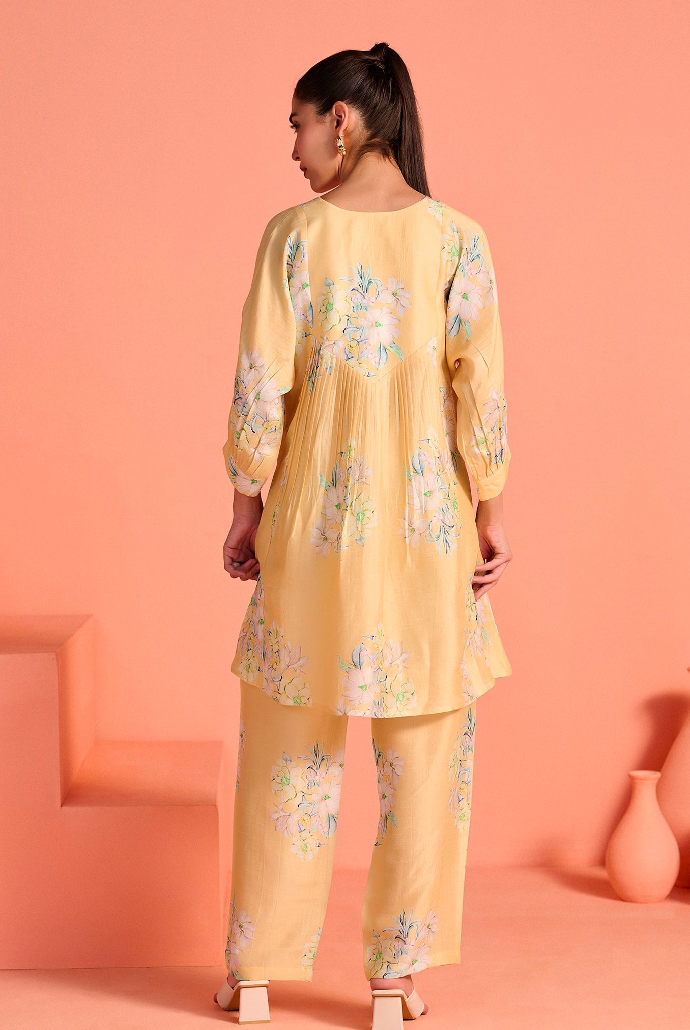 Yellow Kusum Co-Ord Set