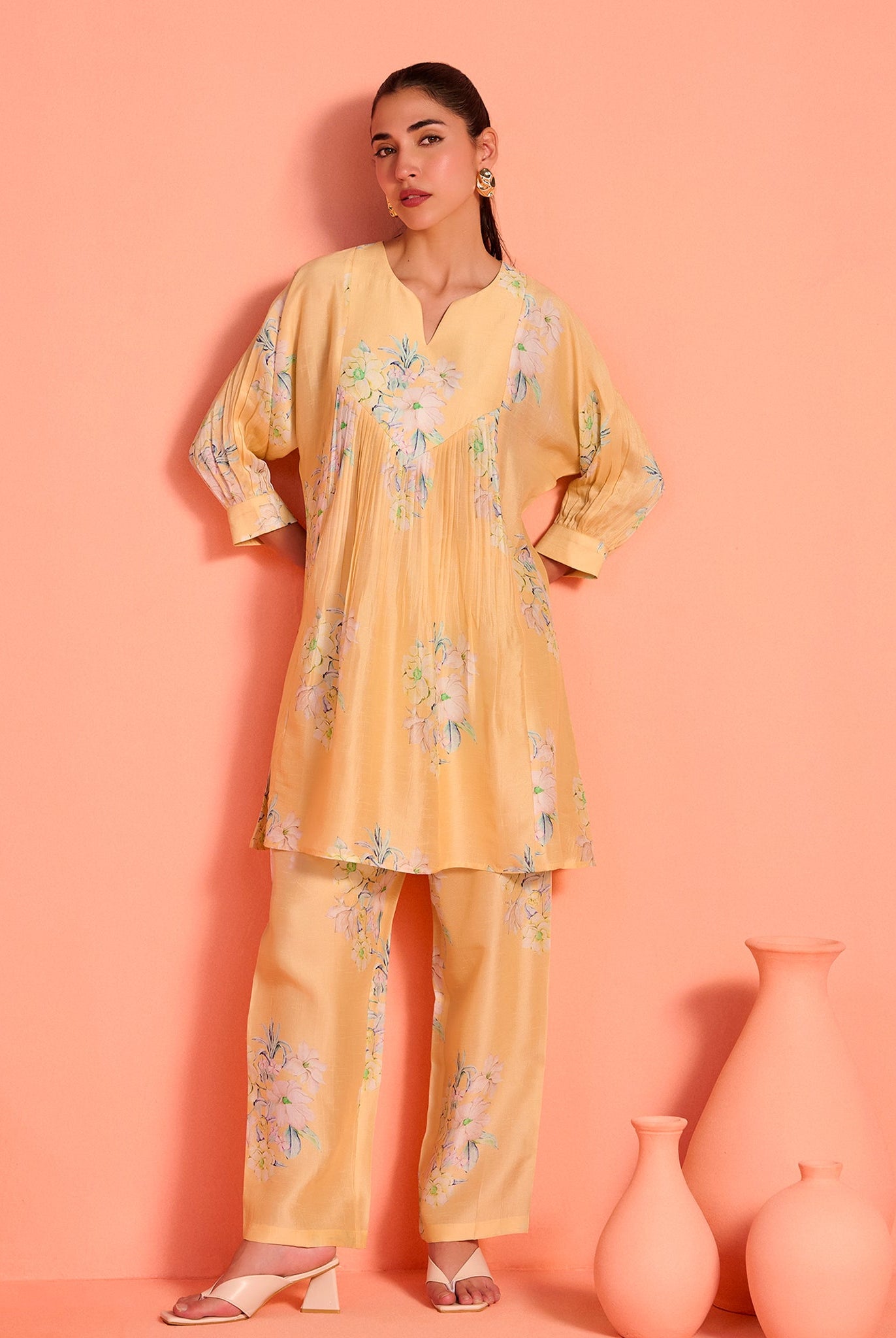 Yellow Kusum Co-Ord Set