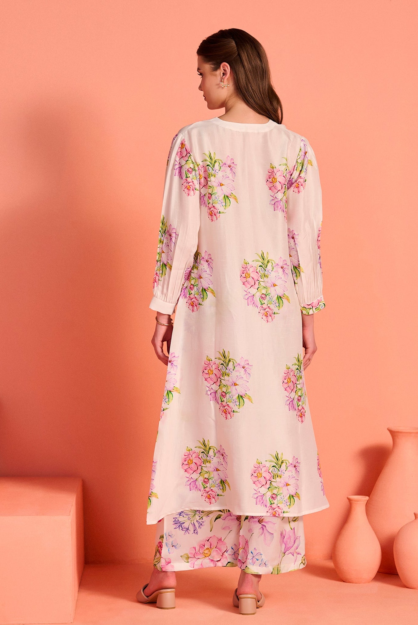 White Mrinal Co-Ord Set