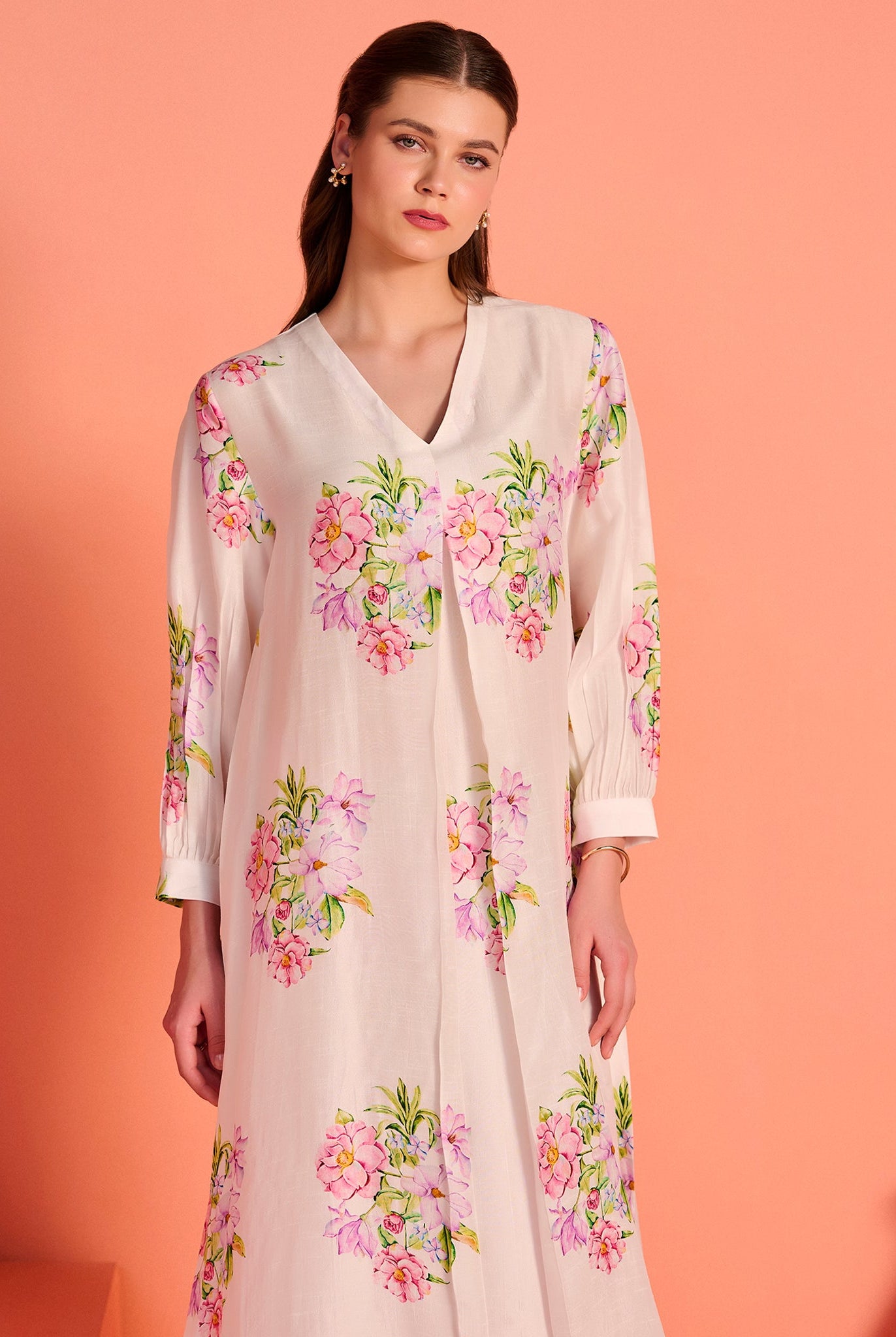White Mrinal Co-Ord Set