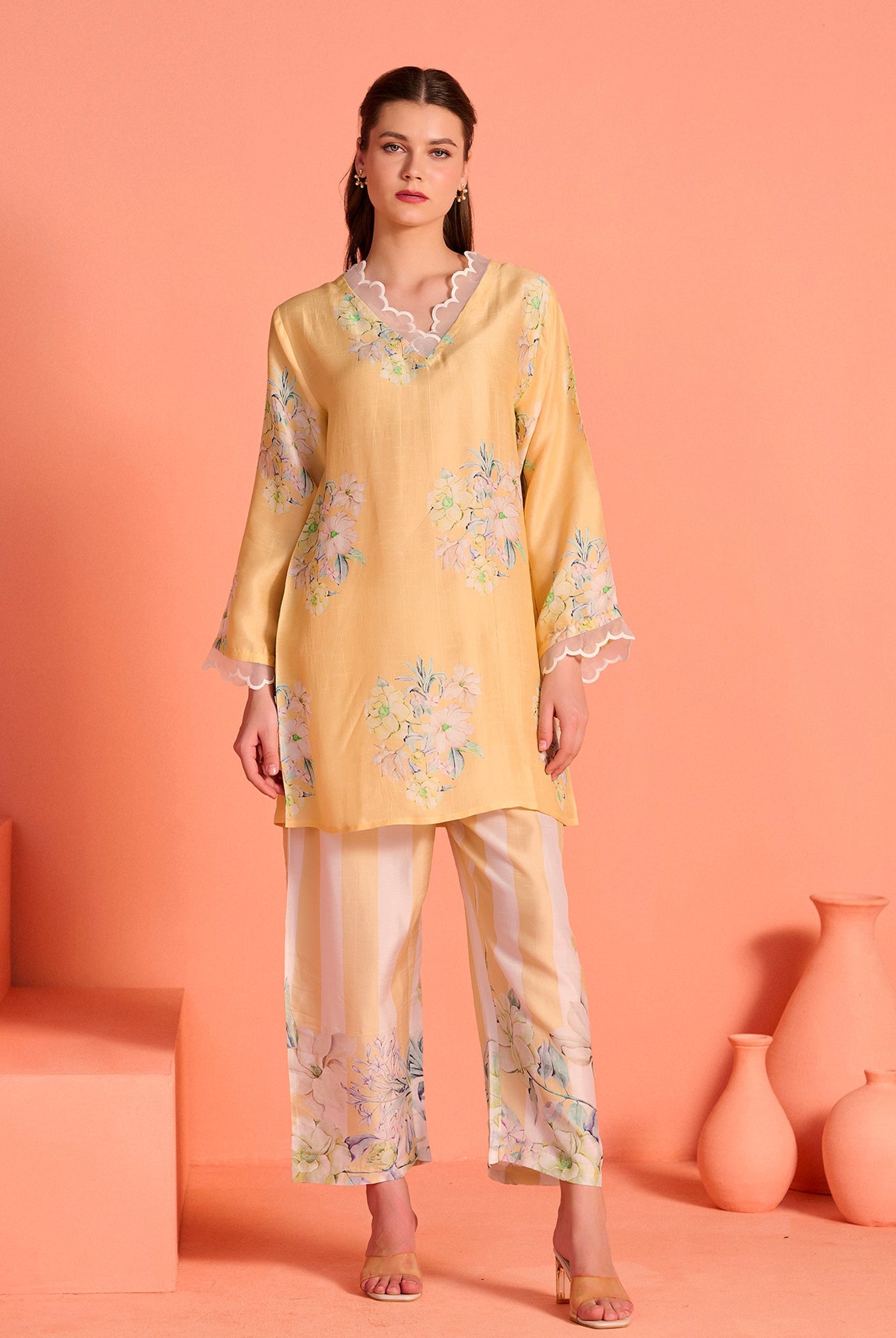 Yellow Meher Co-Ord Set