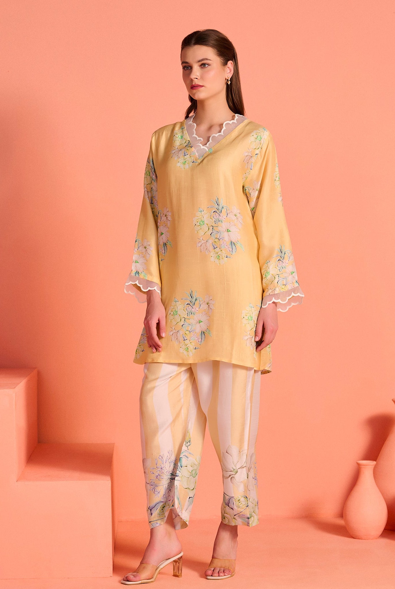 Yellow Meher Co-Ord Set