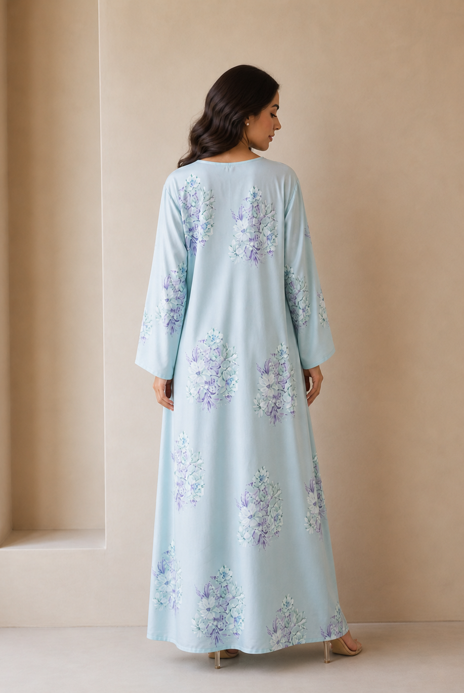 Blue Sadaf Jalabiya