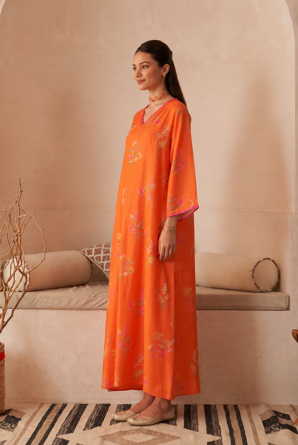 Orange Marjan Jalabiya