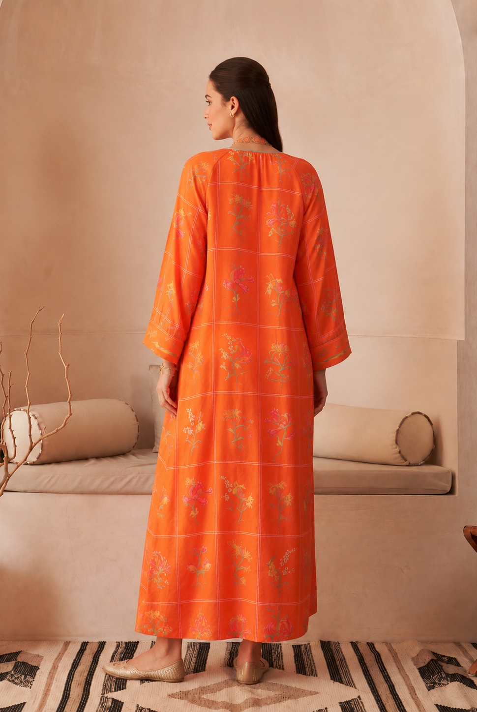 Orange Haya Jalabiya