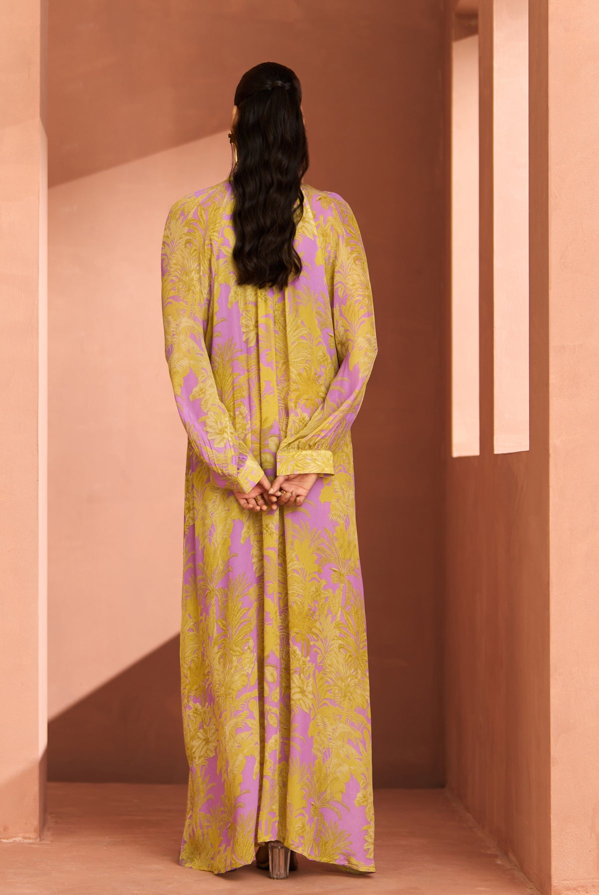 Purple Yellow Zahara Dress