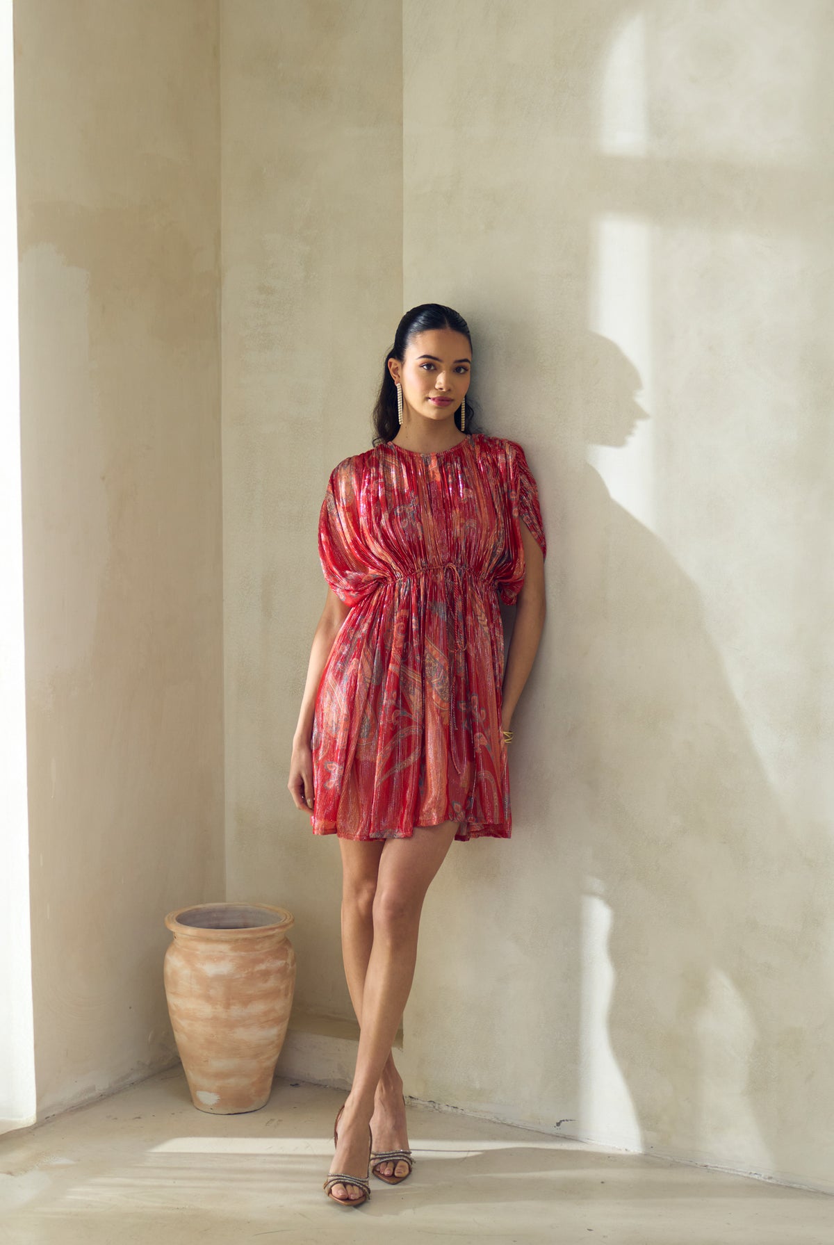 Crimson Bell Mini Dress product image 2