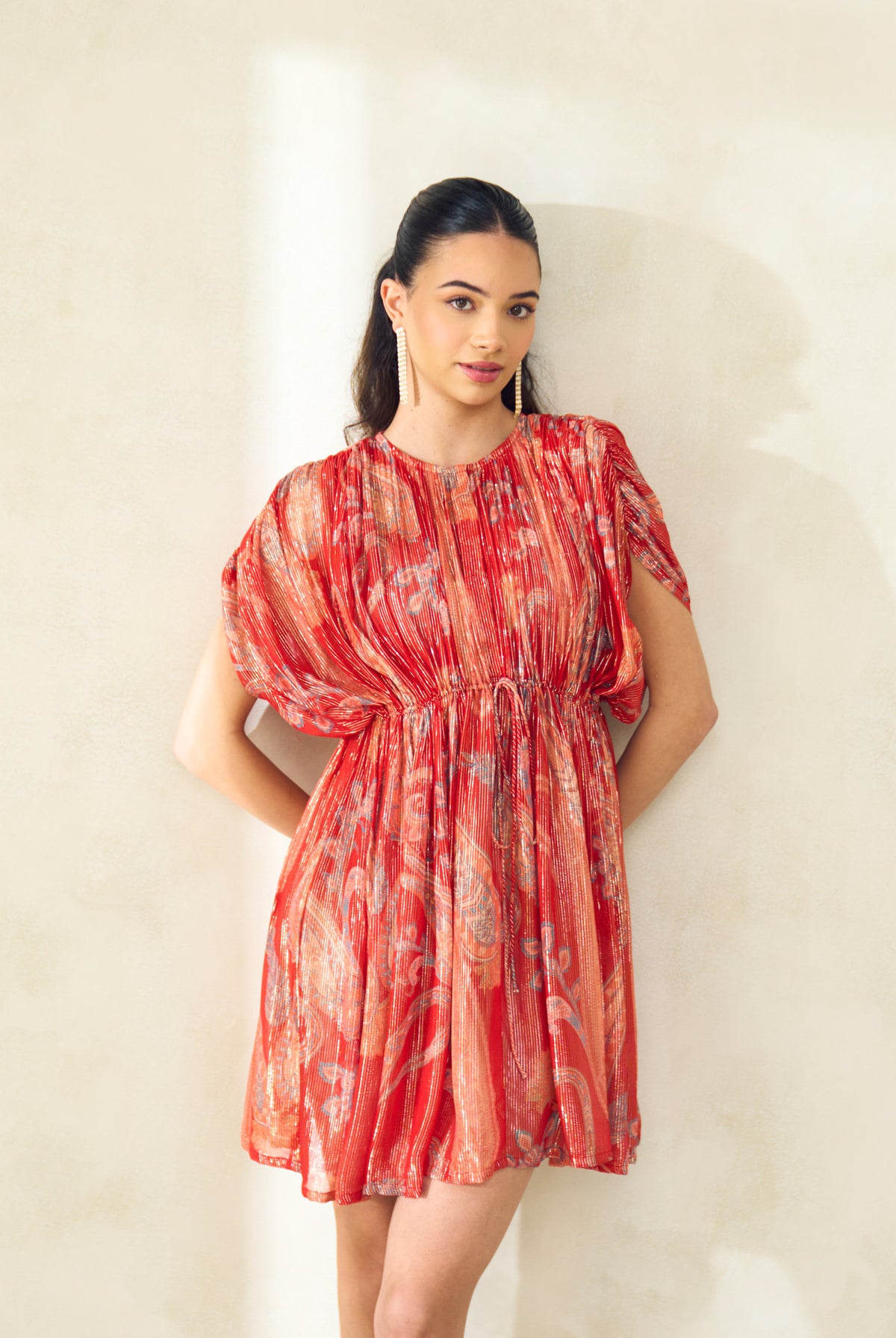 Crimson Bell Mini Dress product image 1