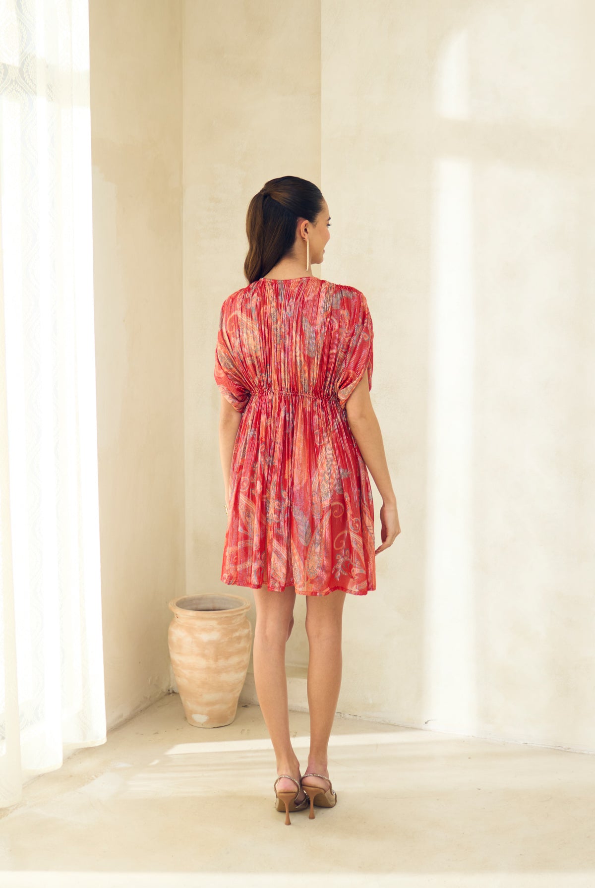 Crimson Bell Mini Dress product image 4