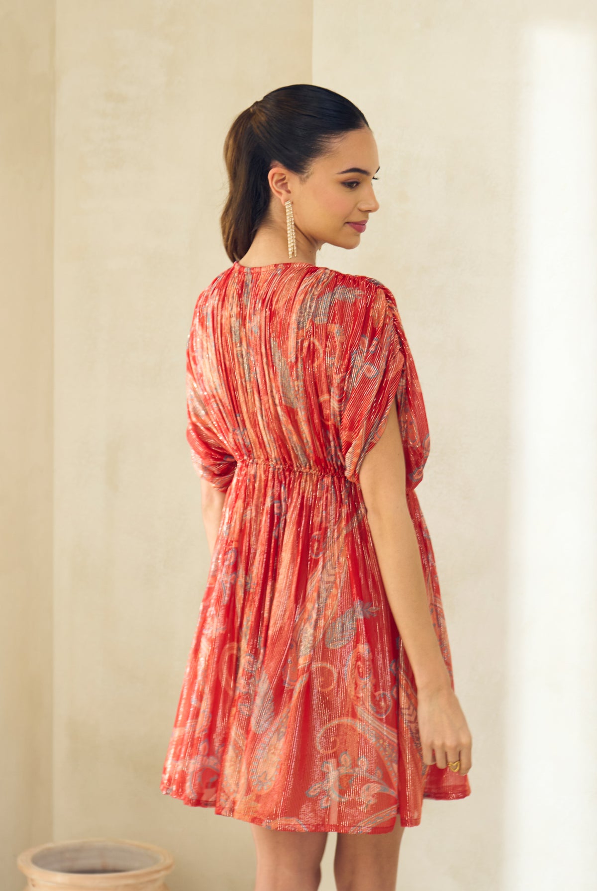 Crimson Bell Mini Dress product image 5