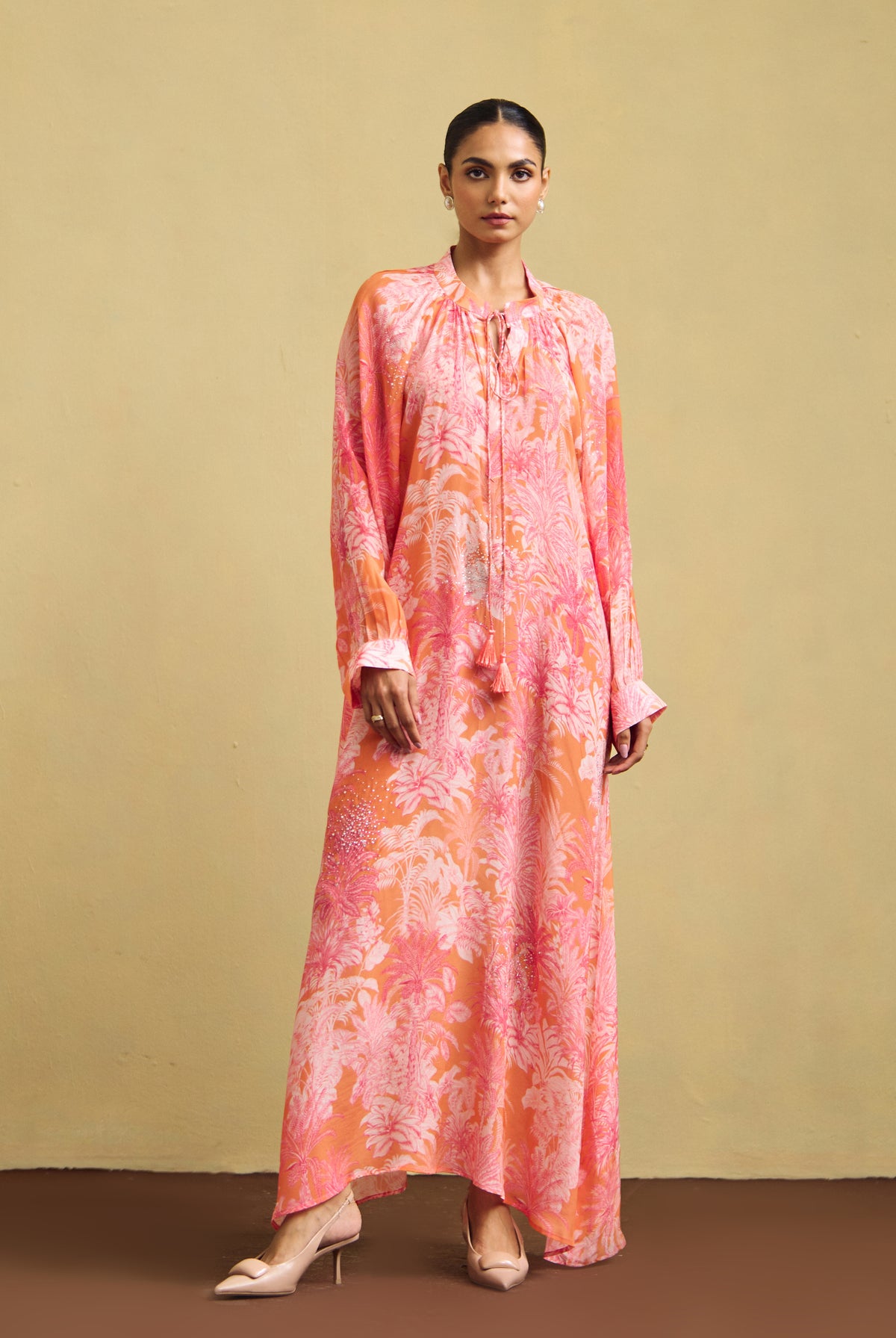 Peach Zahara Dress
