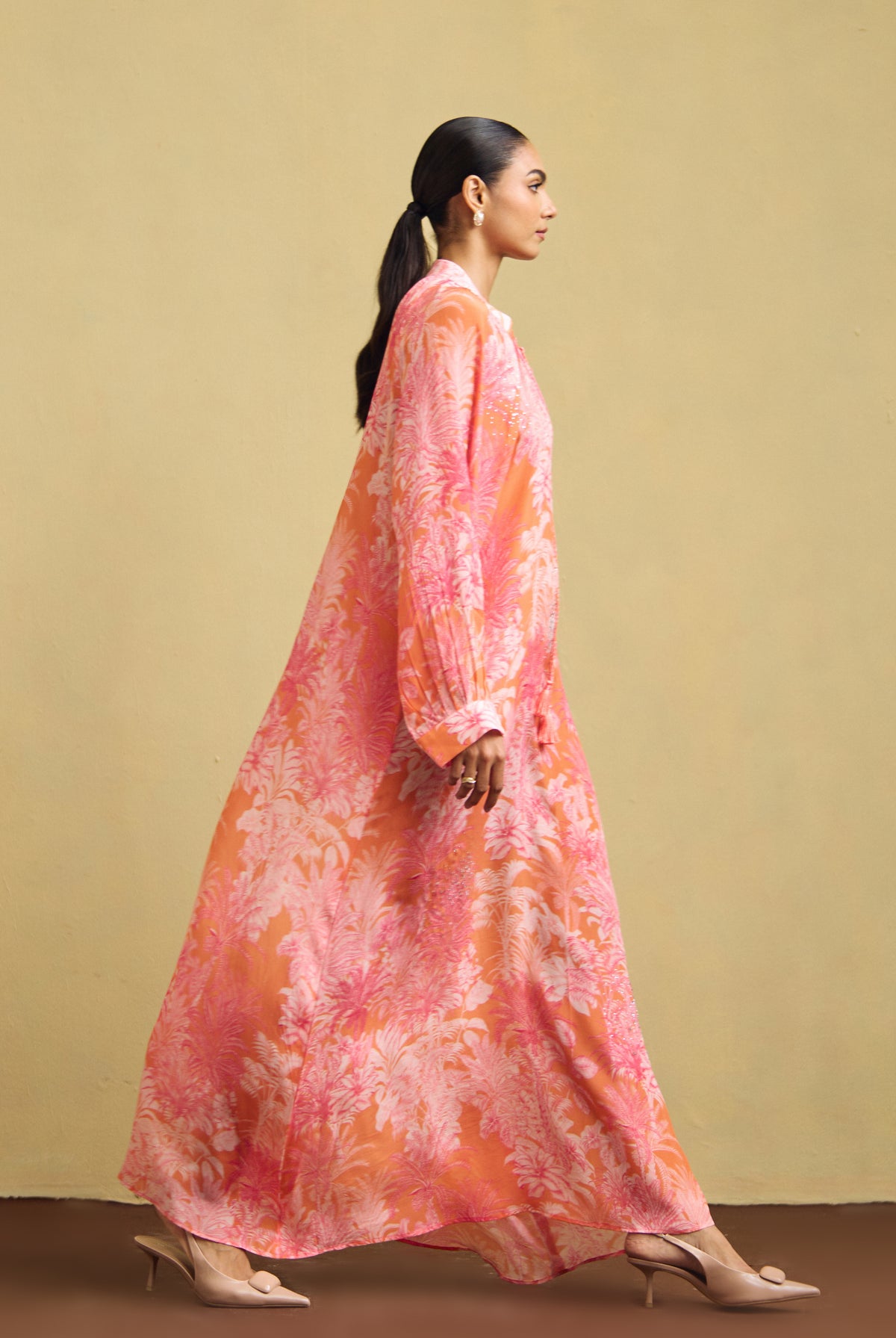 Peach Zahara Dress