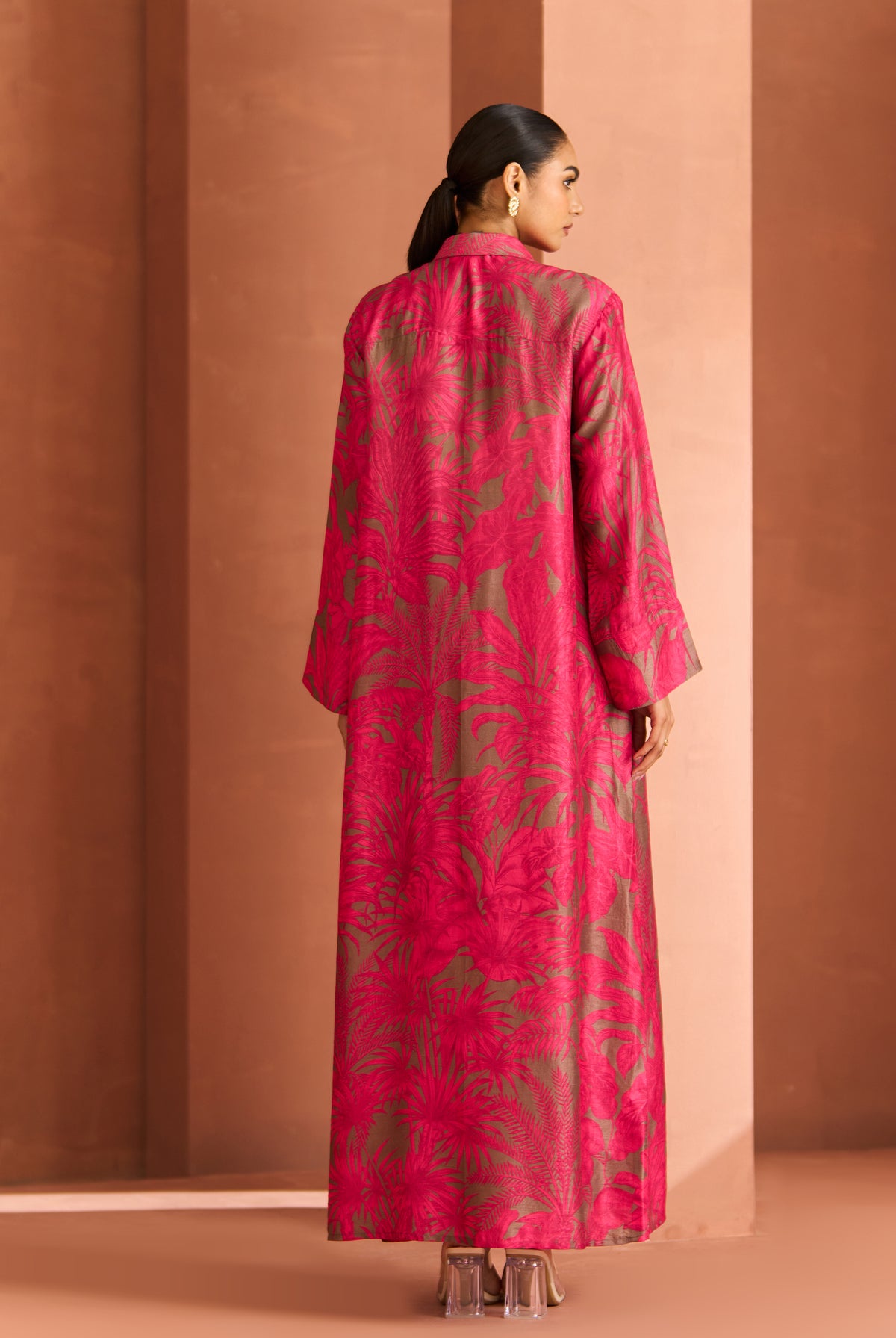 Pink And Grey Amani Dress
