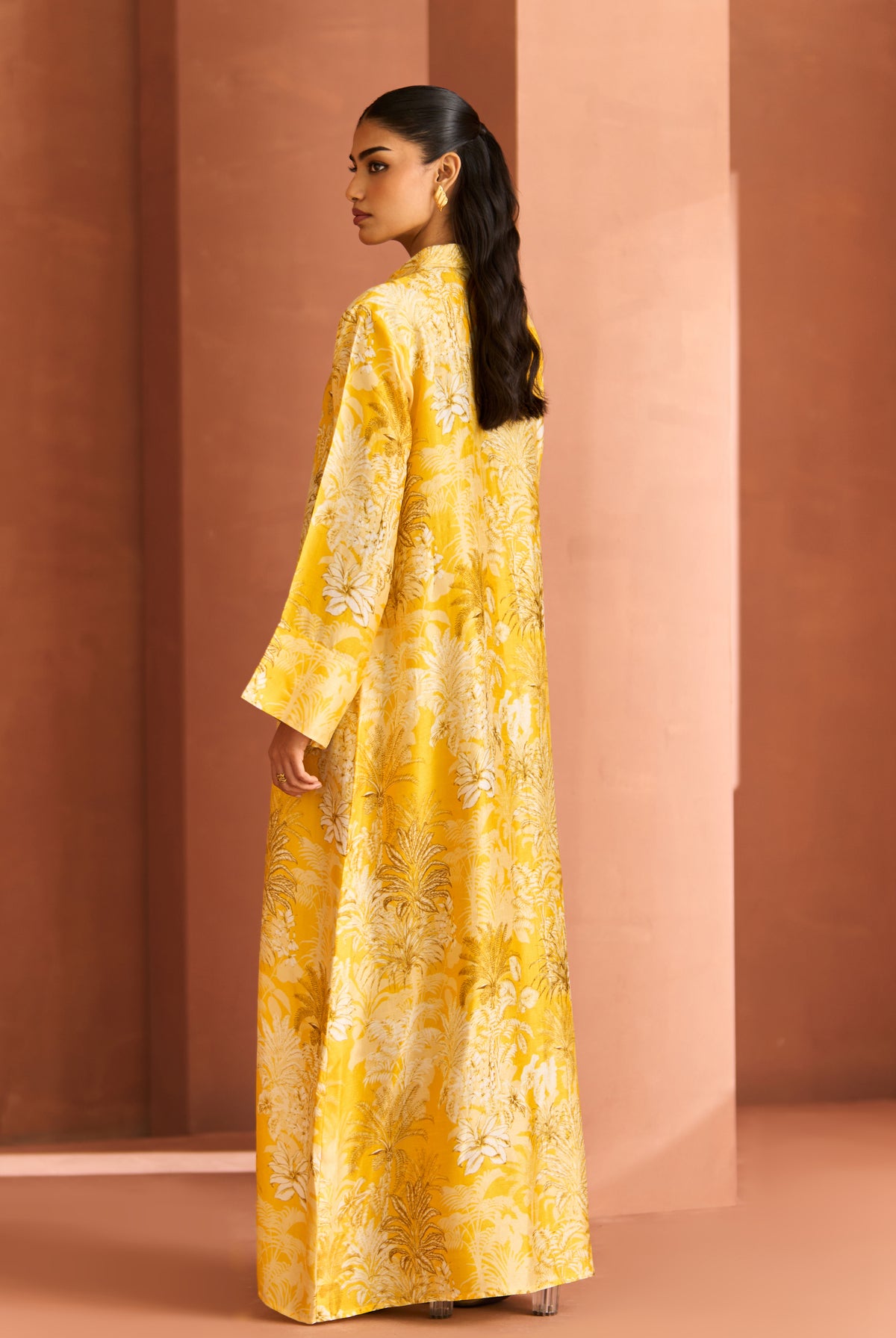 Yellow White Amani Dress