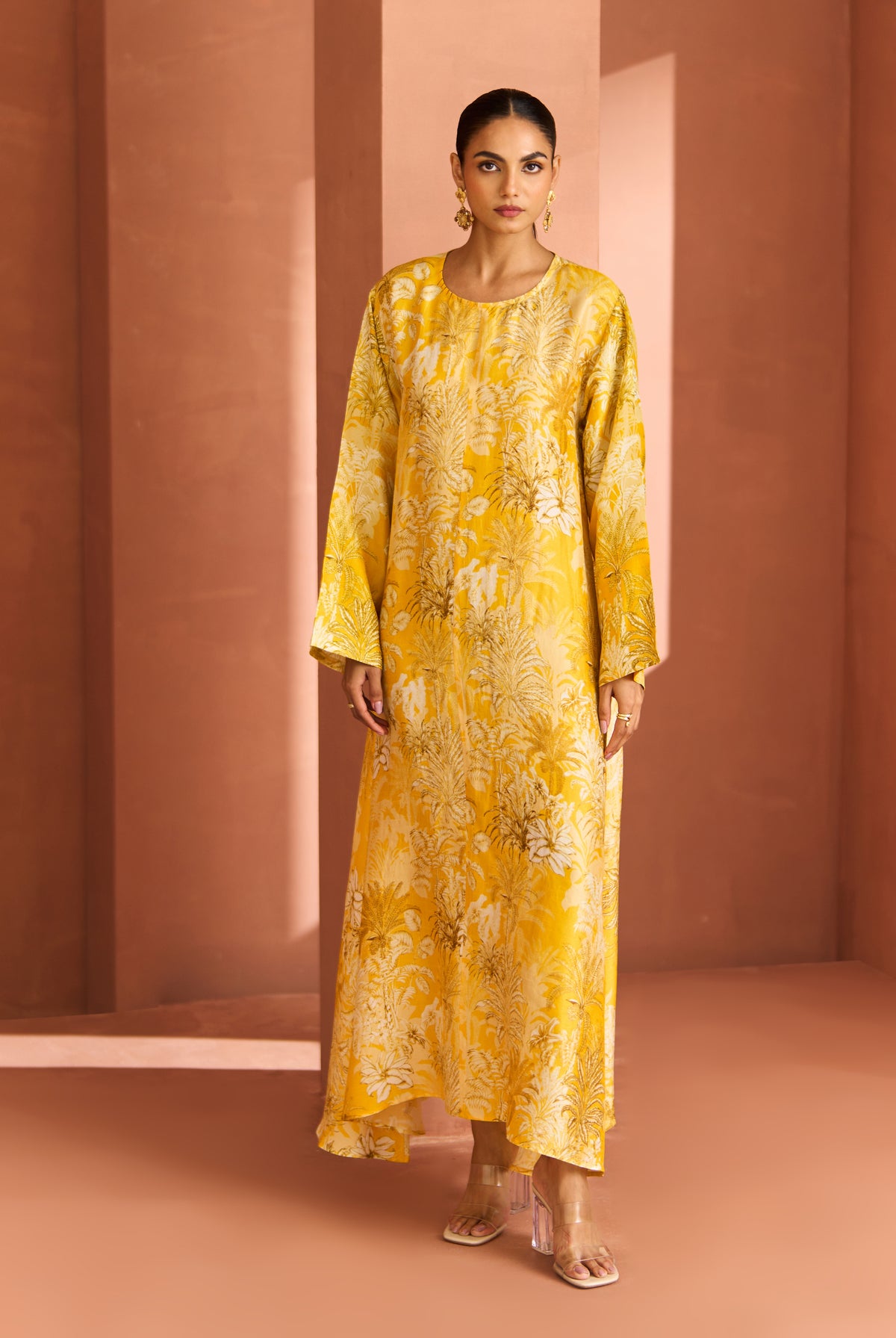 Yellow White Amani Dress