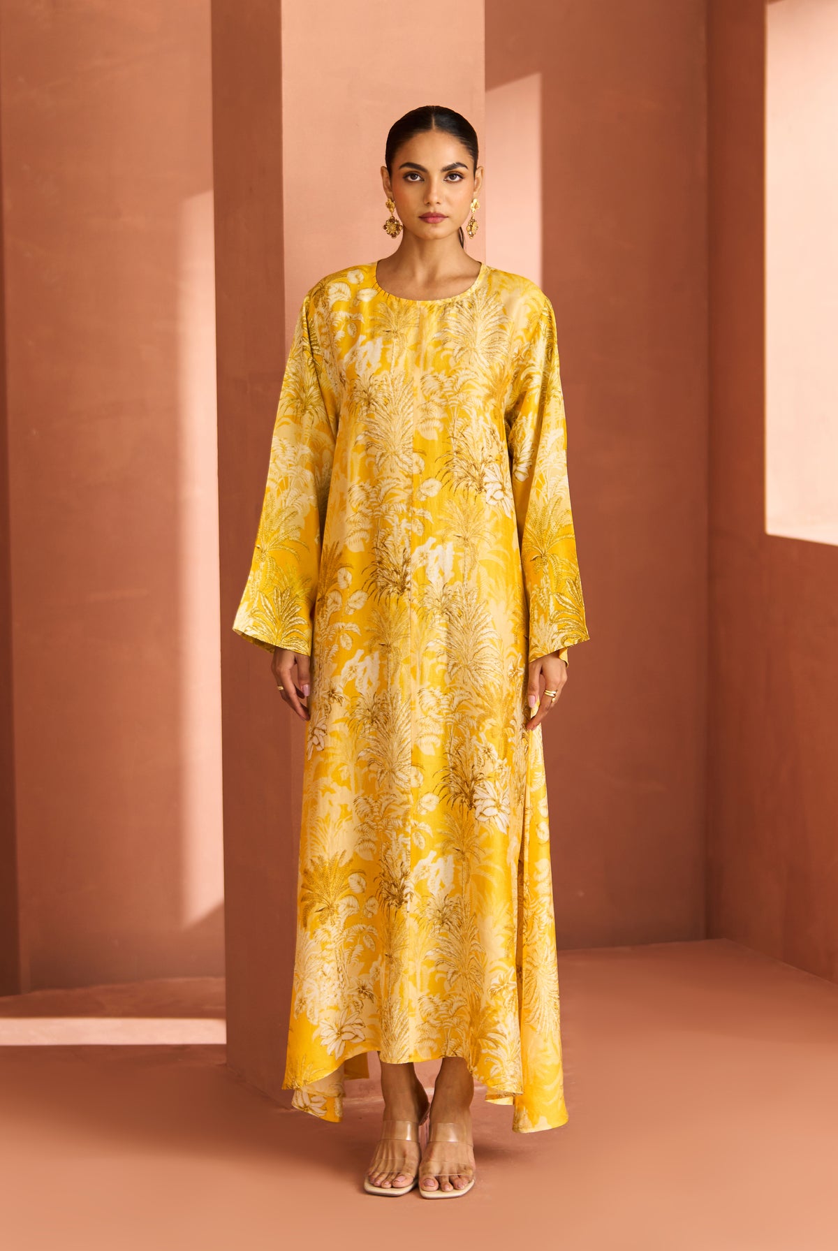 Yellow White Reem Dress